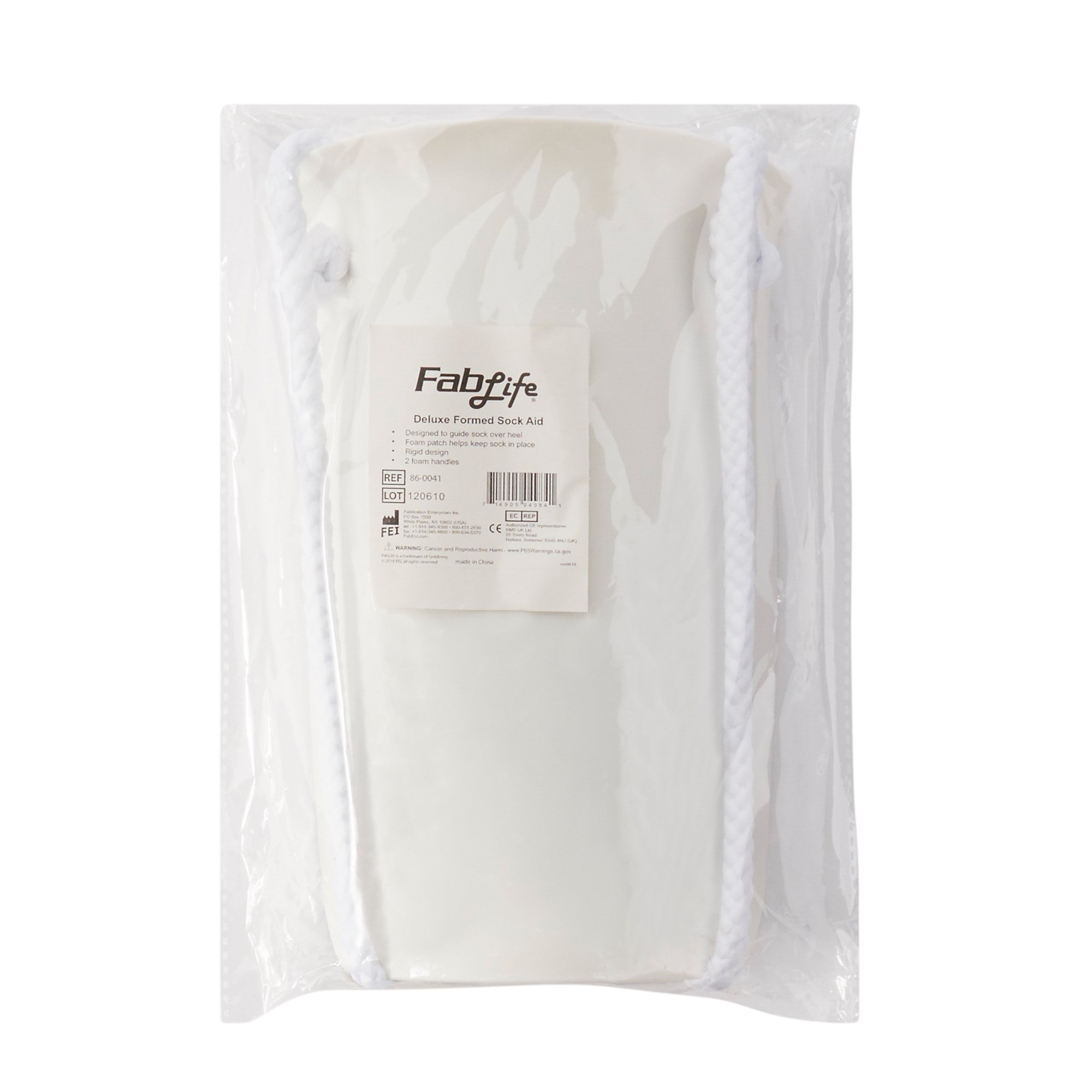 Fabrication Enterprises - 86-0041 FabLife™ Formed Sock & Stocking Aid with Two Handles