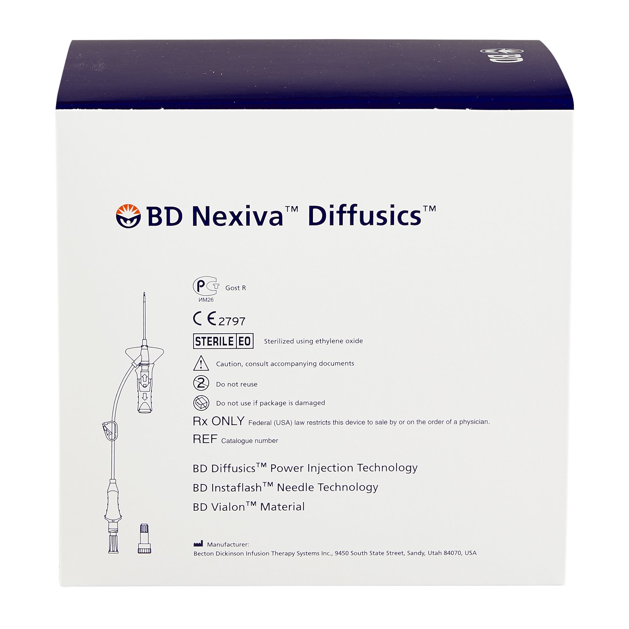 BD 383591 - Nexiva™ Diffusics™ Closed IV Catheter - 1/Each, 20/Box, 80/Case