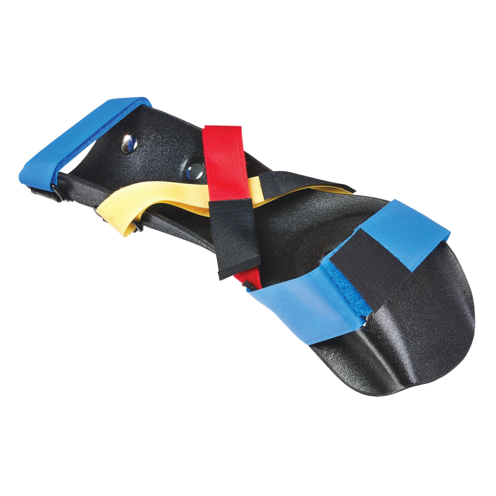 Alimed - 2970002362 Hand Splint AliLite™ Functional Position AliLite™ Material Left Hand Black / Blue / Red / Yellow Medium / Large