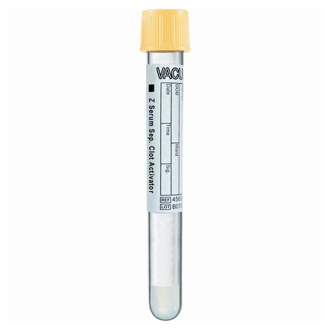 Greiner Bio-One 454228P - Vacuette® Z Serum Sep Clot Activator Venous Blood Collection Tube, 3.5 mL - 50/Box, 1200/Case