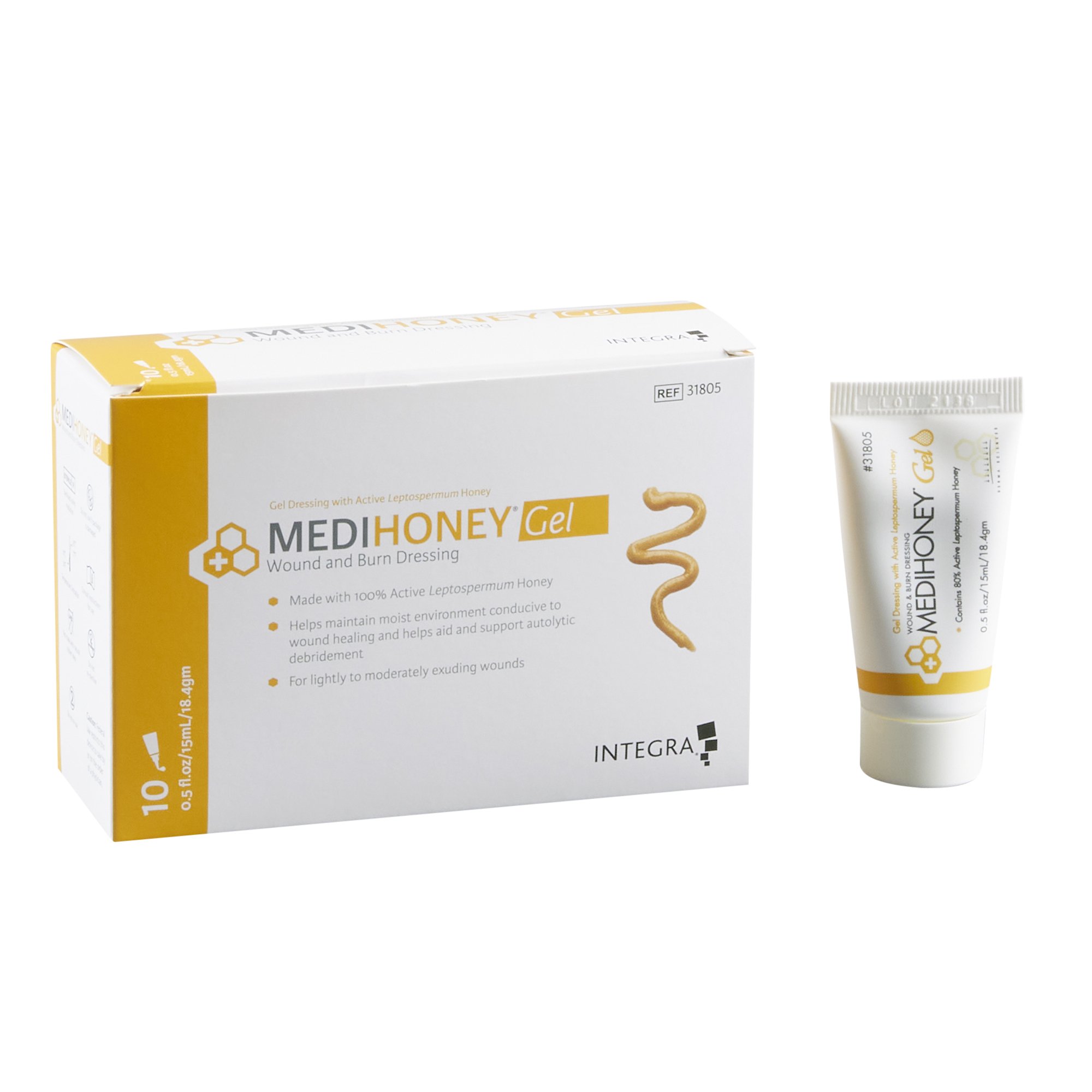 McKesson Brand - 31805 Medihoney Wound and Burn Dressing Gel
