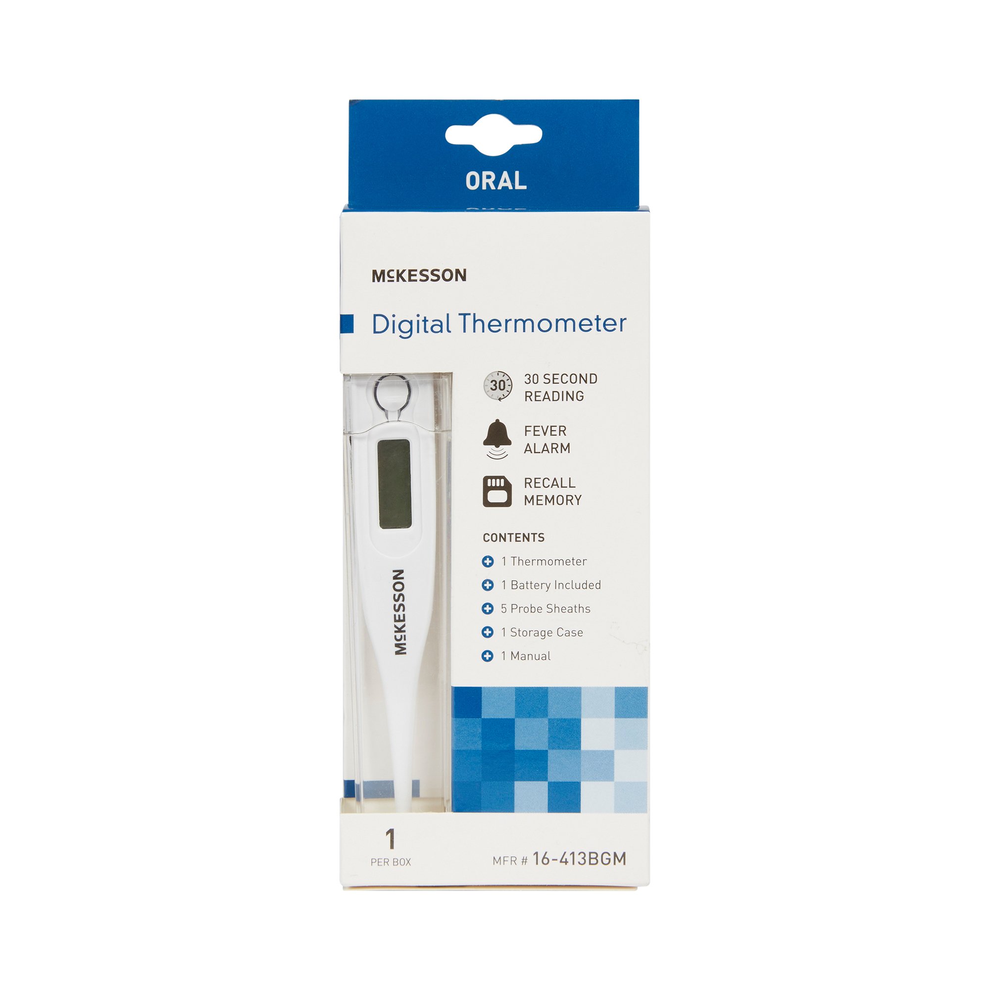 McKesson Brand - 16-413BGM McKesson Digital Thermometer