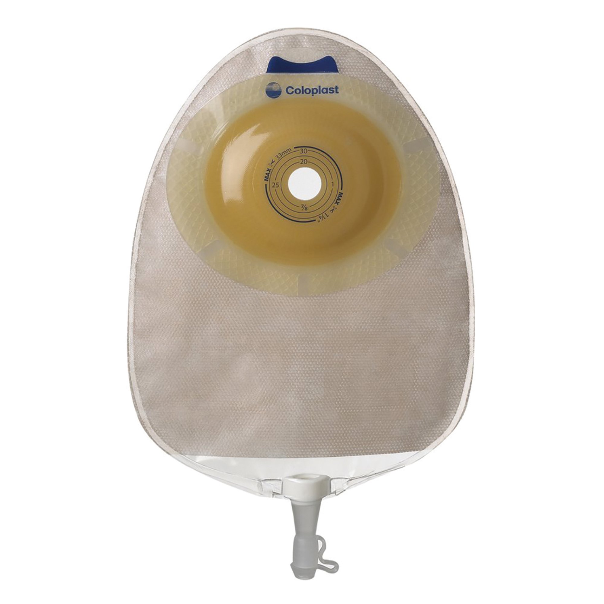 Coloplast - 11814 SenSura® Convex Light 1-Piece Transparent Urostomy Pouch