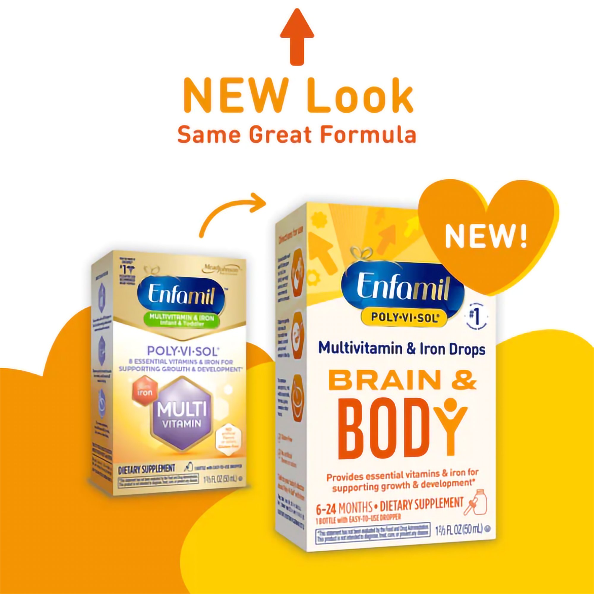 Mead Johnson 00087040501 - Poly·Vi·Sol® with Iron Pediatric Multivitamin Supplement - 1/Each