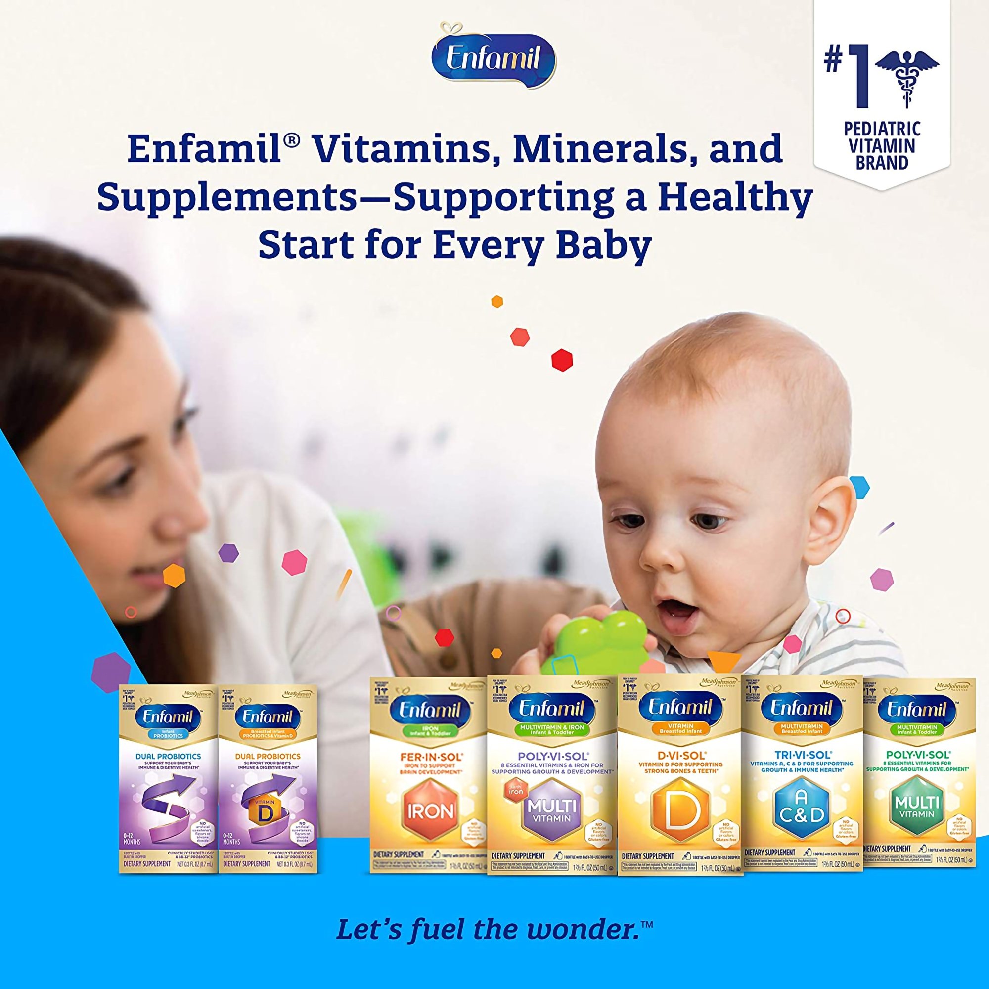 Mead Johnson - 00087040203 Poly·Vi·Sol® Vitamin A Pediatric Multivitamin Supplement