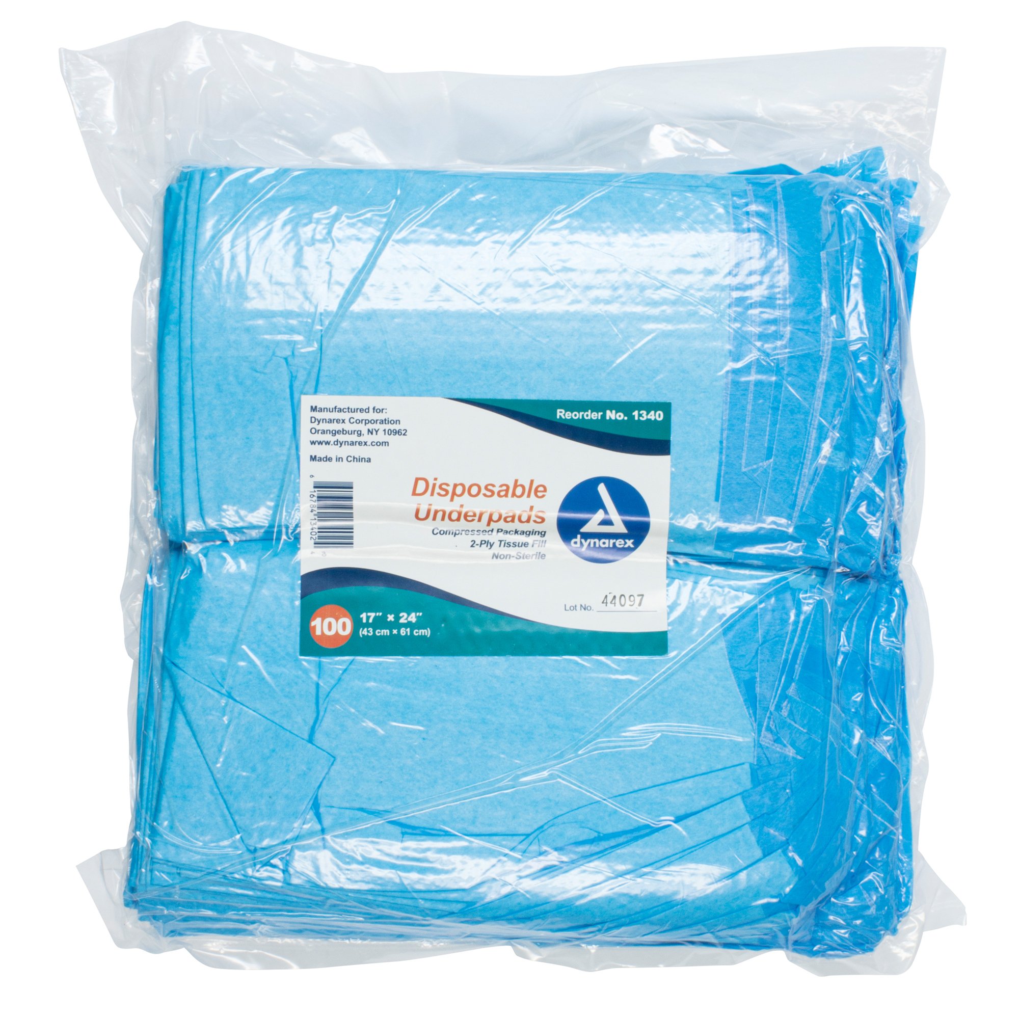Dynarex - 1340 Dynarex® 2-Ply Tissue Fill Underpad