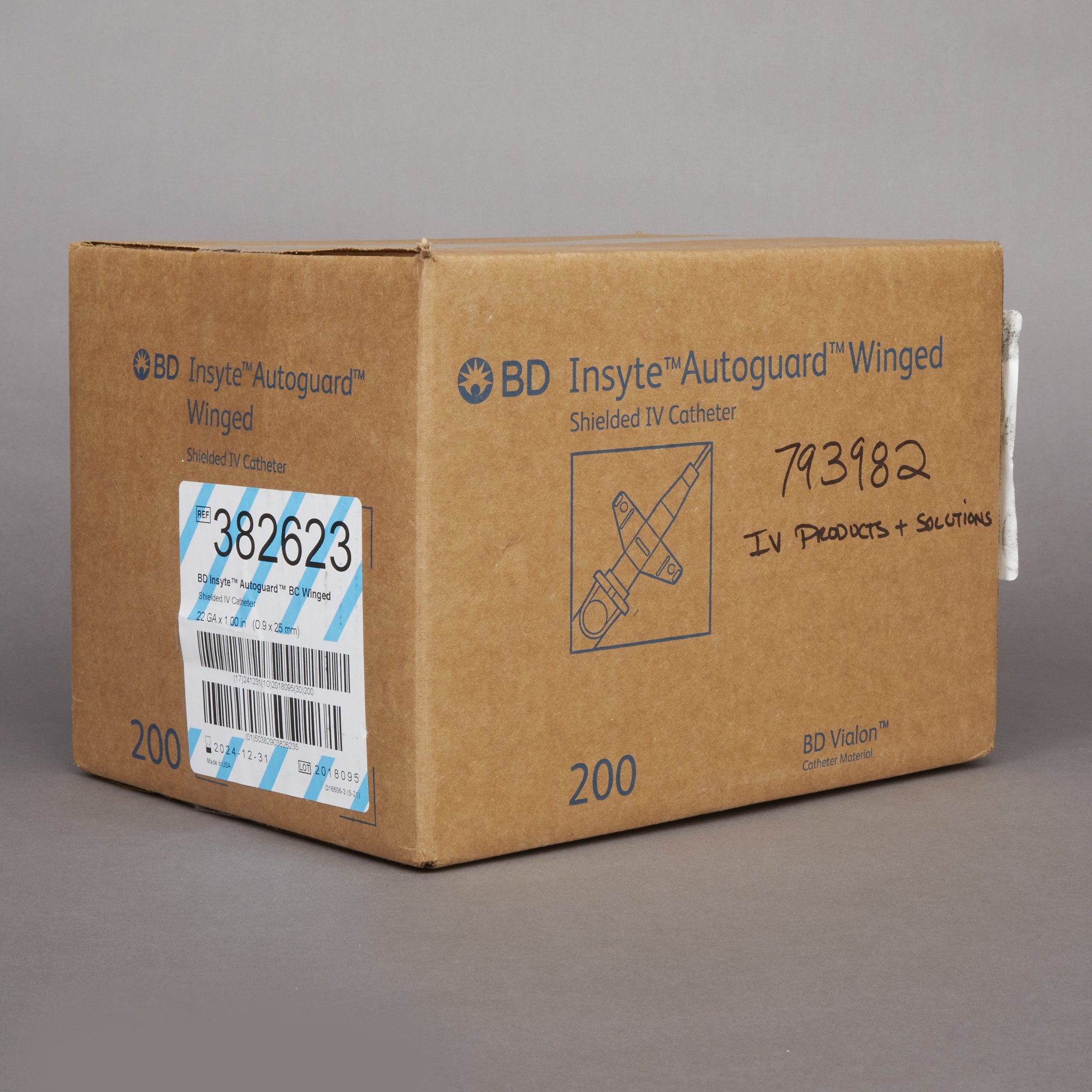 BD 382623 - Insyte™ Autoguard™ BC Peripheral IV Catheter - 1/Each, 50/Box, 200/Case