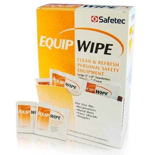 Safetec of America - 38000 Surface Cleaner Safetec® Equip Premoistened Manual Pull Wipe 100 Count Individual Packet Scented NonSterile