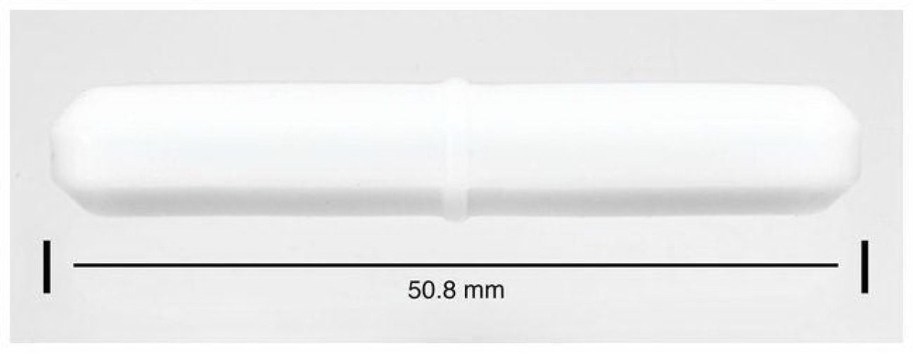 Fisher Anatomical - 1451361 Fisherbrand™ Octagon Spinbar™ Magnetic Stirring Bar 0.31 X 2 Inch, 0.31 Inch dia, White, Octagonal Shape, Autoclavable, FDA, USP Class VI, ISO 9001:2008 Certification