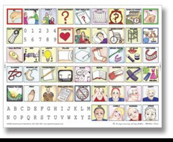 Patient Communication Board 2970010828 by Alimed