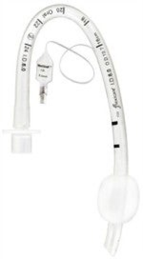Flexicare - 038-971-040MU Cuffed Endotracheal Tube Flexicare® VentiSeal Curved 4.0 mm ID Pediatric Murphy Eye