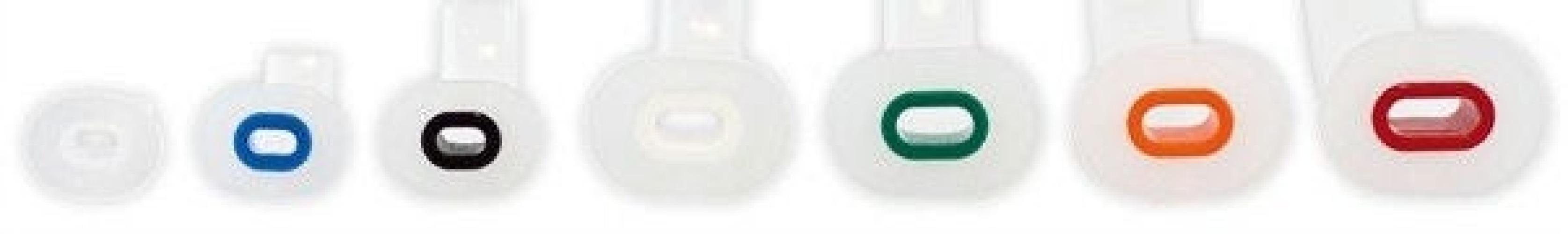 Flexicare - 038-91-910U Guedel Oropharyngeal Airway Flexicare® White 70 mm Length ISO 7 Sterile Pediatric