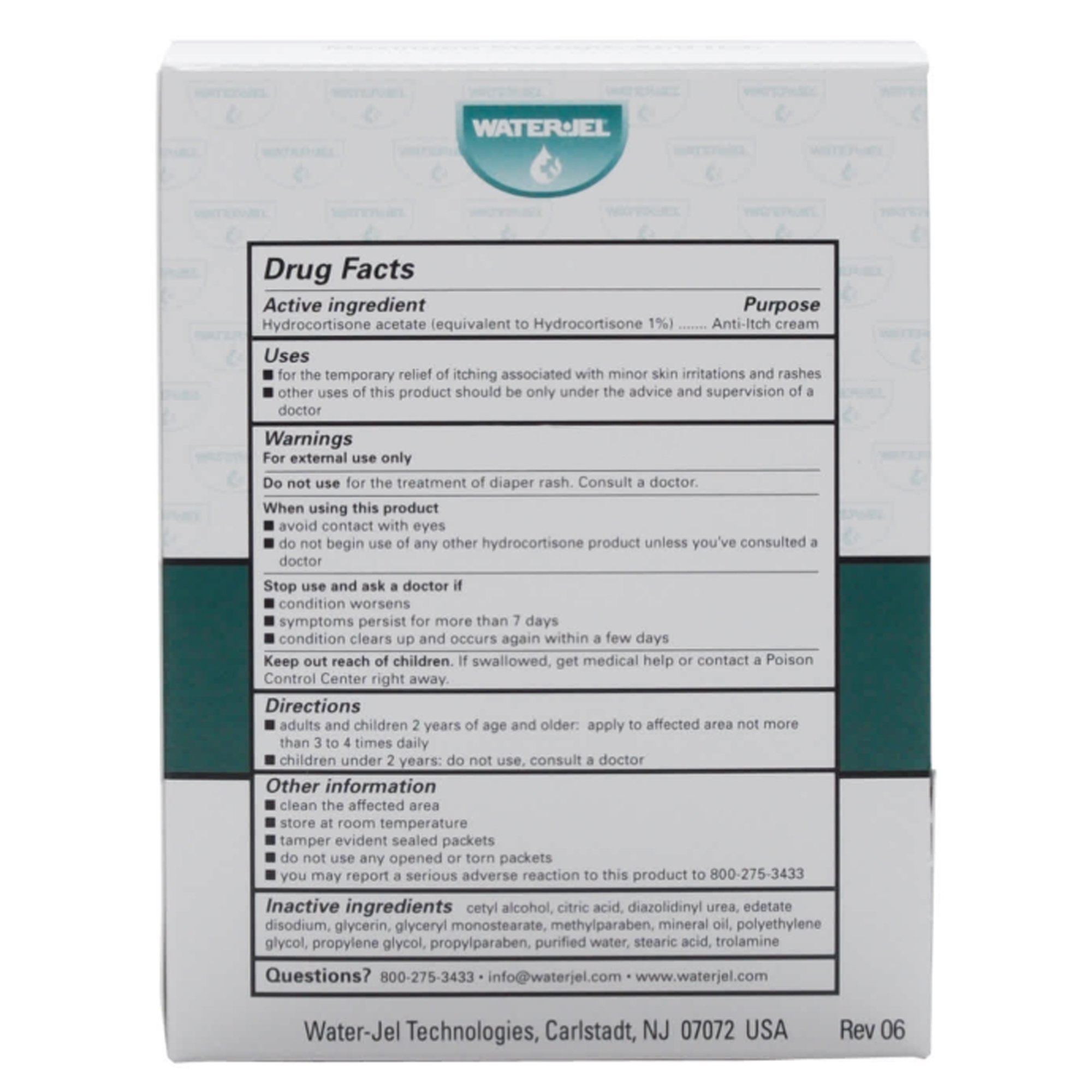 Safeguard US Operating LLC - WJHY1728.00.000 Water-Jel® Hydrocortisone Itch Relief