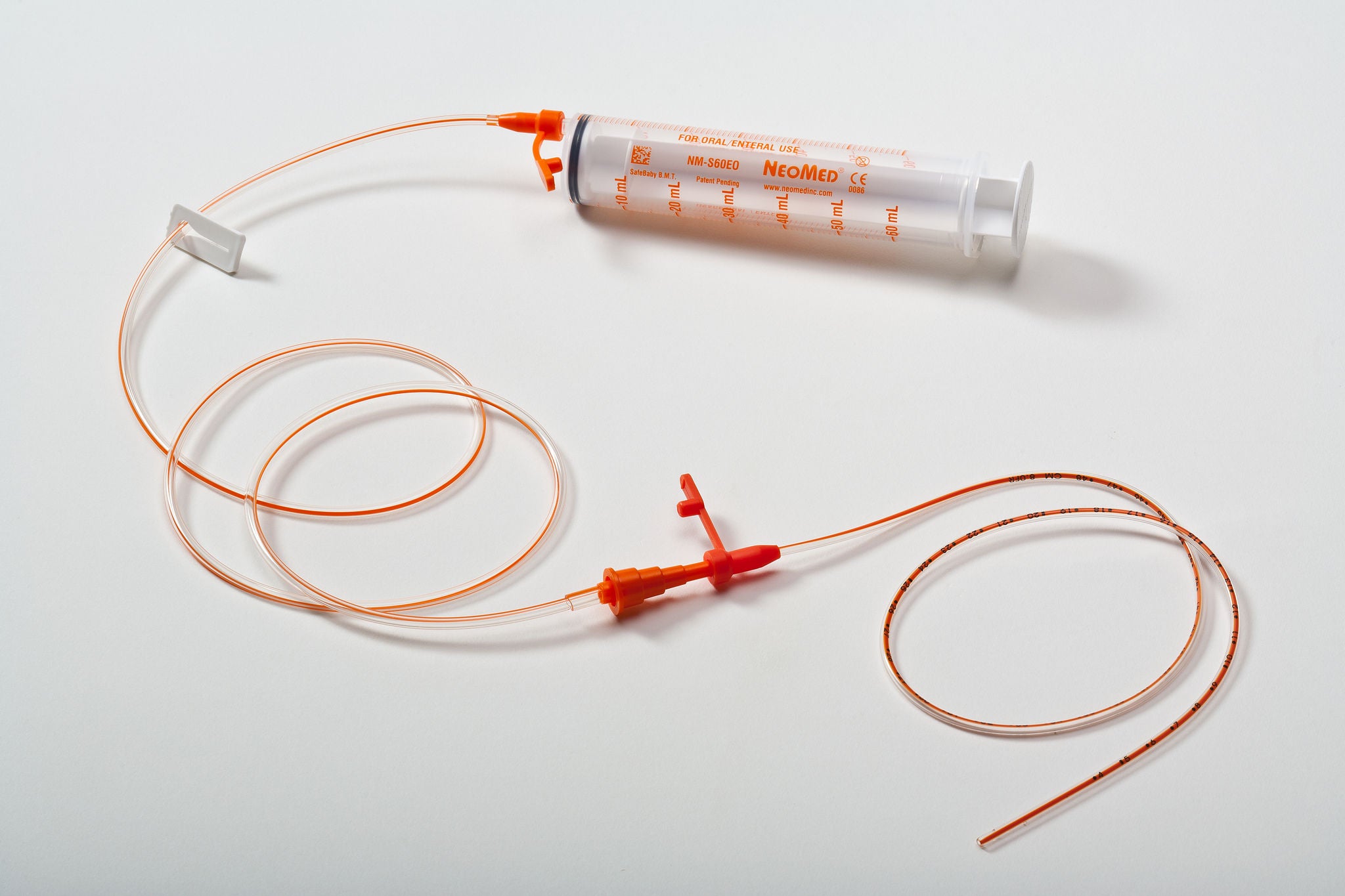 Avanos Medical Sales LLC - FTM6.5P-EO Nasogastric Feeding Tube NeoMed® 6.5 Fr. 60 cm Tube Polyurethane Sterile
