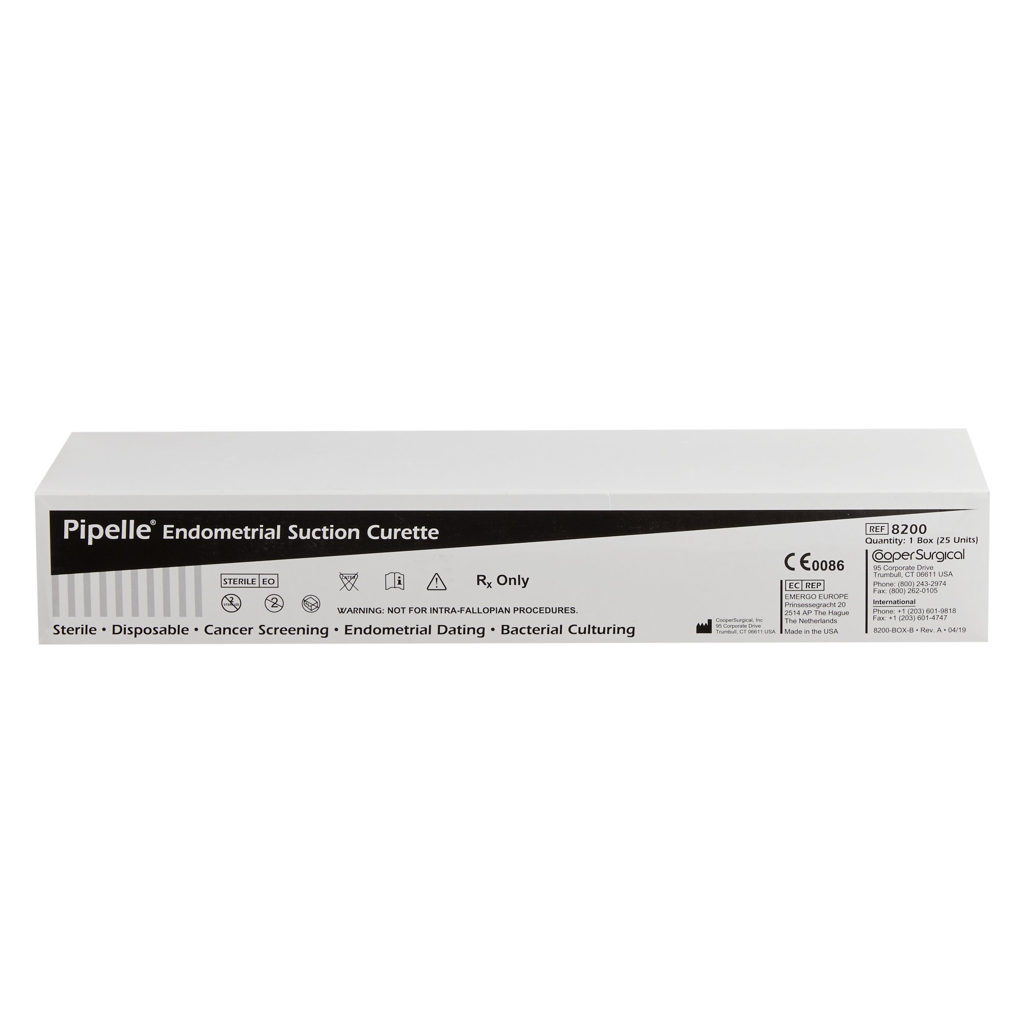 Cooper Surgical 8200 - Pipelle® Endometrial Biopsy Curette - 25/Box