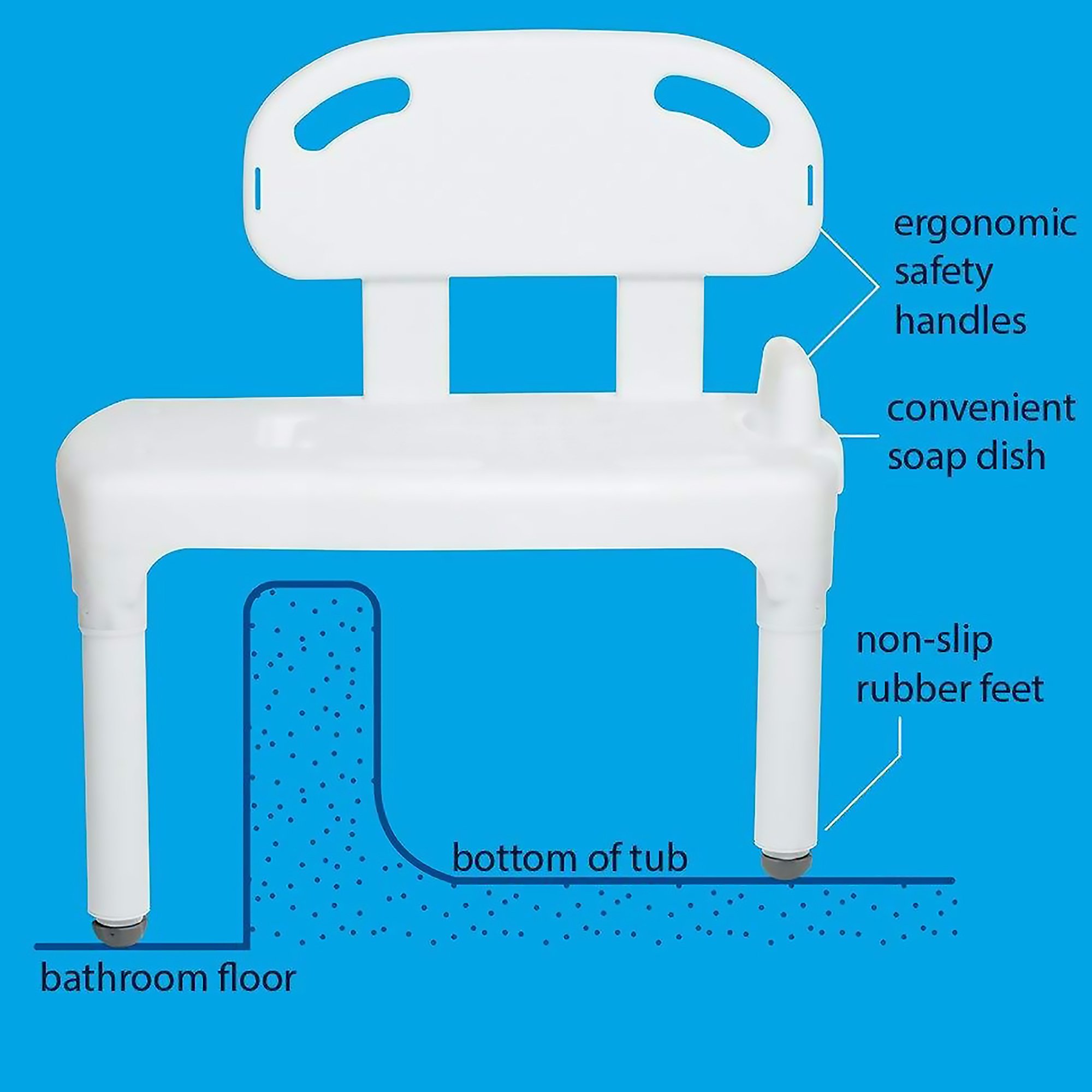 Drive DeVilbiss Healthcare - FGB170C0 0000 Carex® Bath Transfer Bench