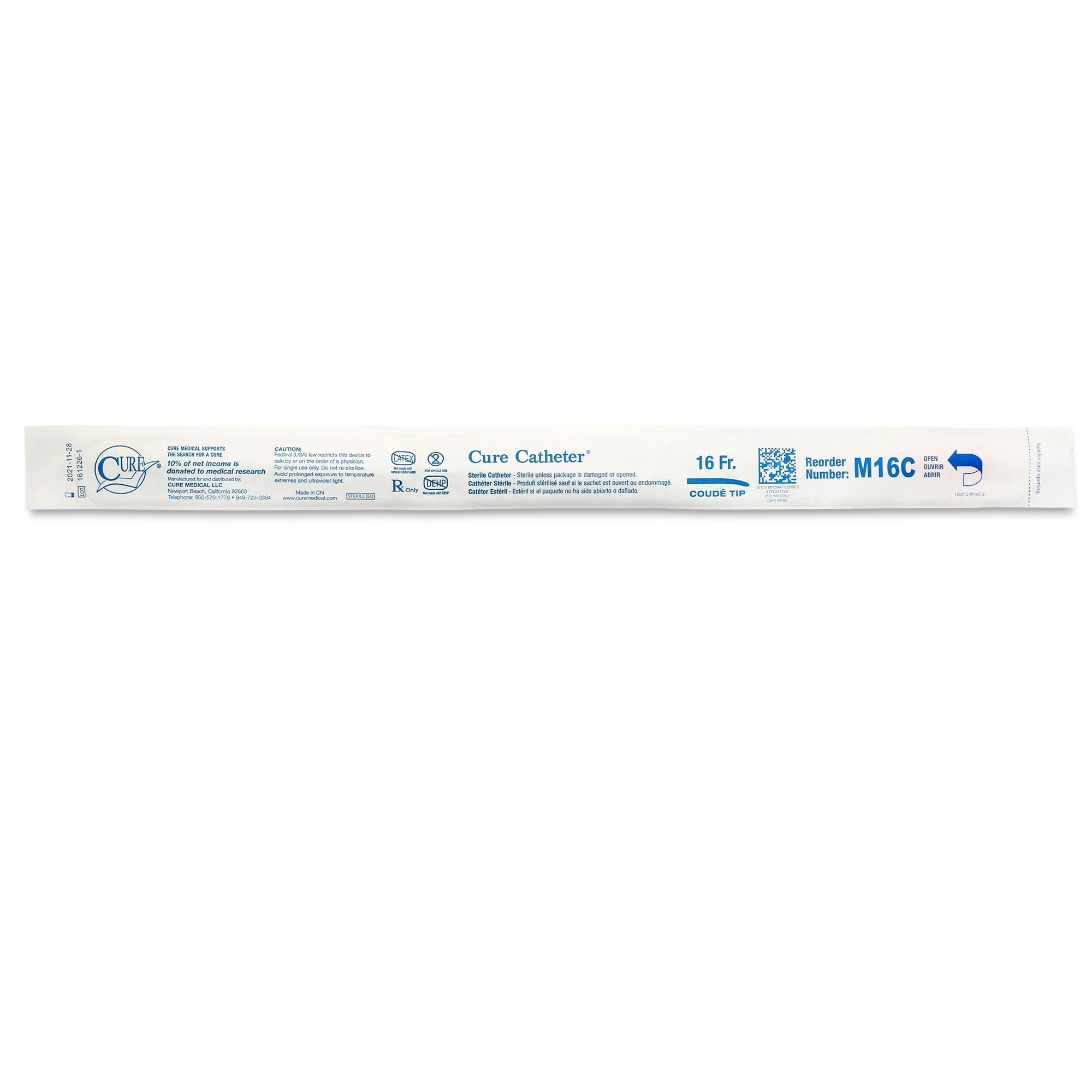 ConvaTec - M16C Cure Catheter™ Male Intermittent Catheter