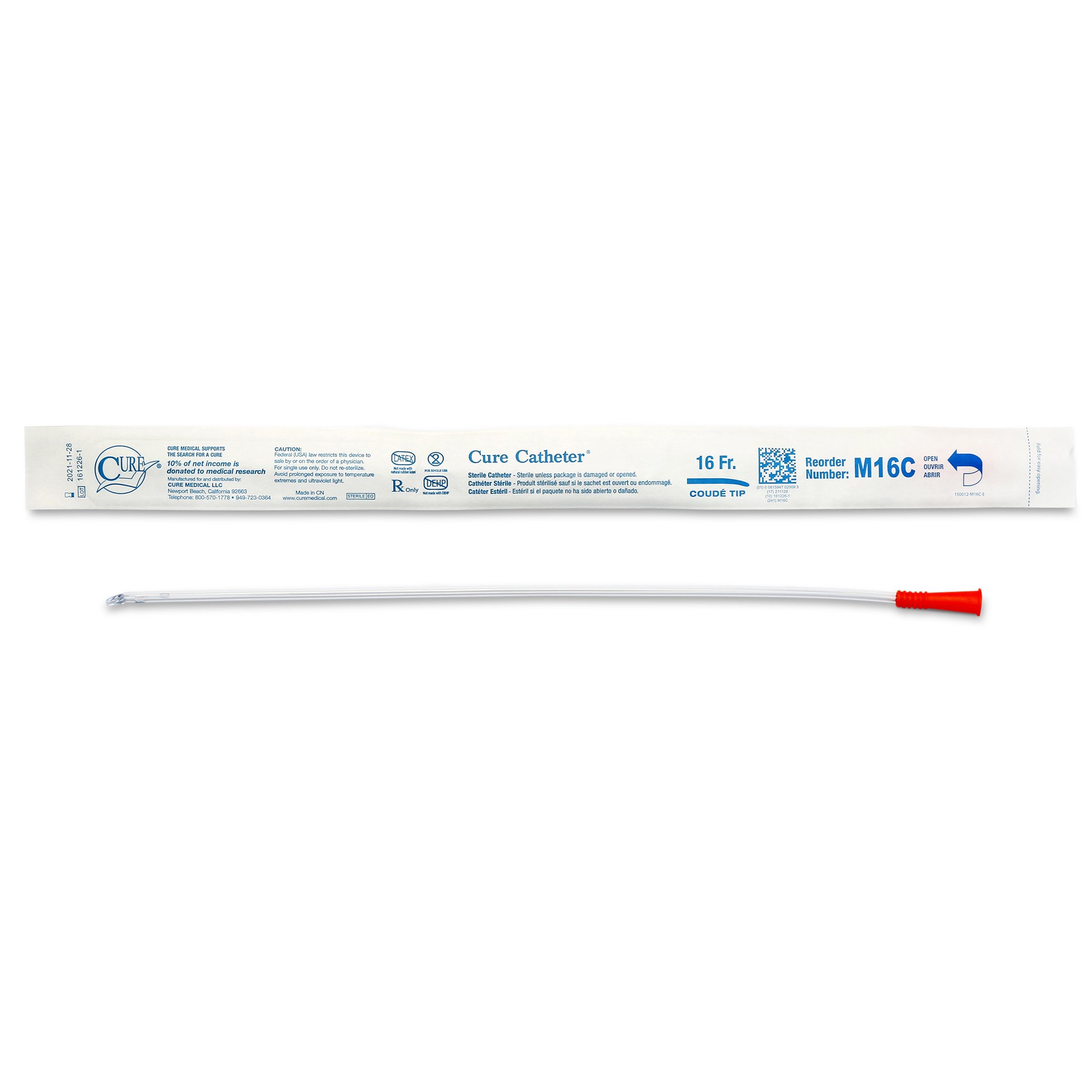 ConvaTec - M16C Cure Catheter™ Male Intermittent Catheter