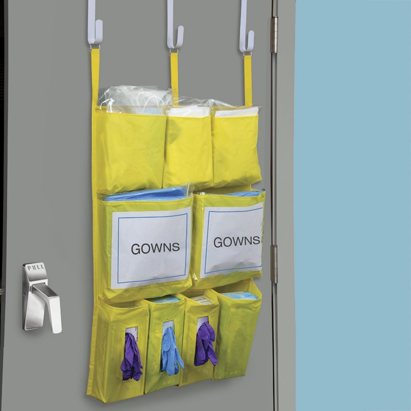 Health Care Logistics - 17678Y Isolation PPE Station Yellow 25 X 33 Inch Nylon