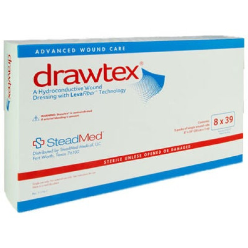 Urgo Medical North America LLC - 00307 Hydroconductive Wound Dressing Drawtex® Roll 8 X 39 Inch Without Border Sterile