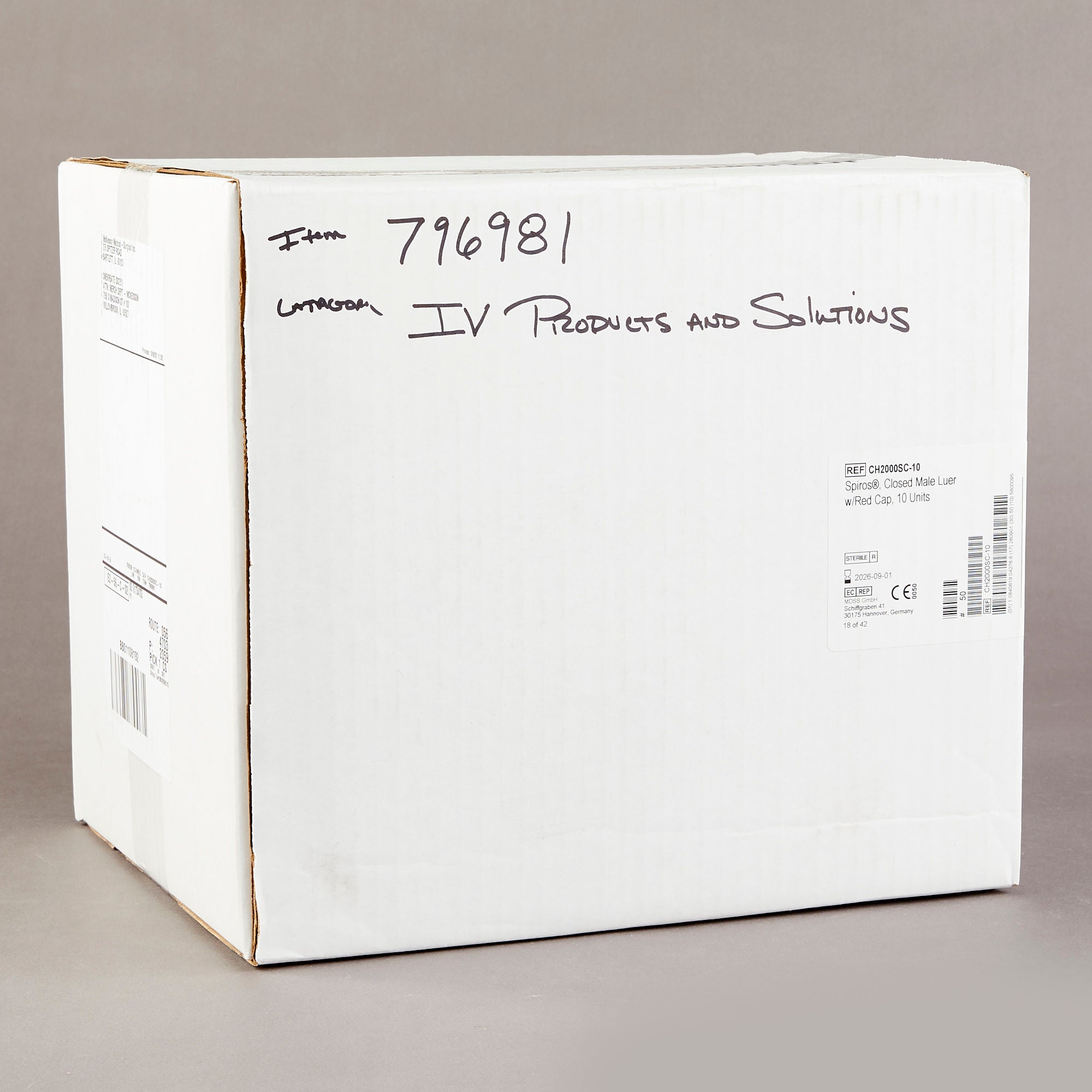ICU Medical - CH2000SC-10 IV Connector Spiros®