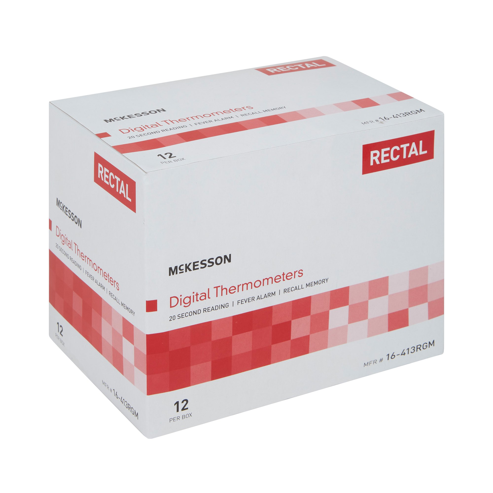 McKesson Brand 16-413RGM - McKesson Digital Thermometer - 1/Each, 12/Box