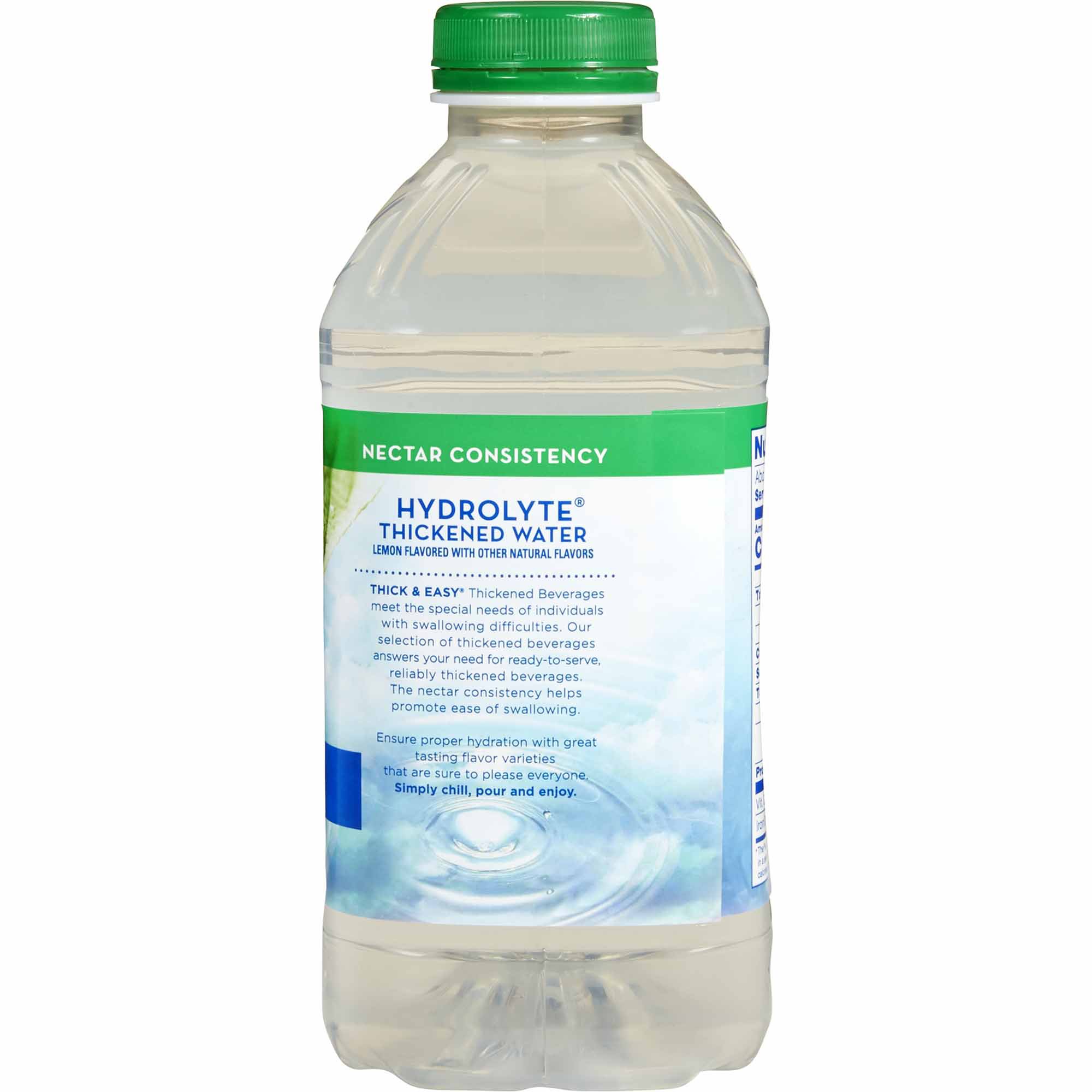 Lyons Magnus LLC - 12863 Thick & Easy® Hydrolyte® Nectar Consistency Lemon Thickened Water