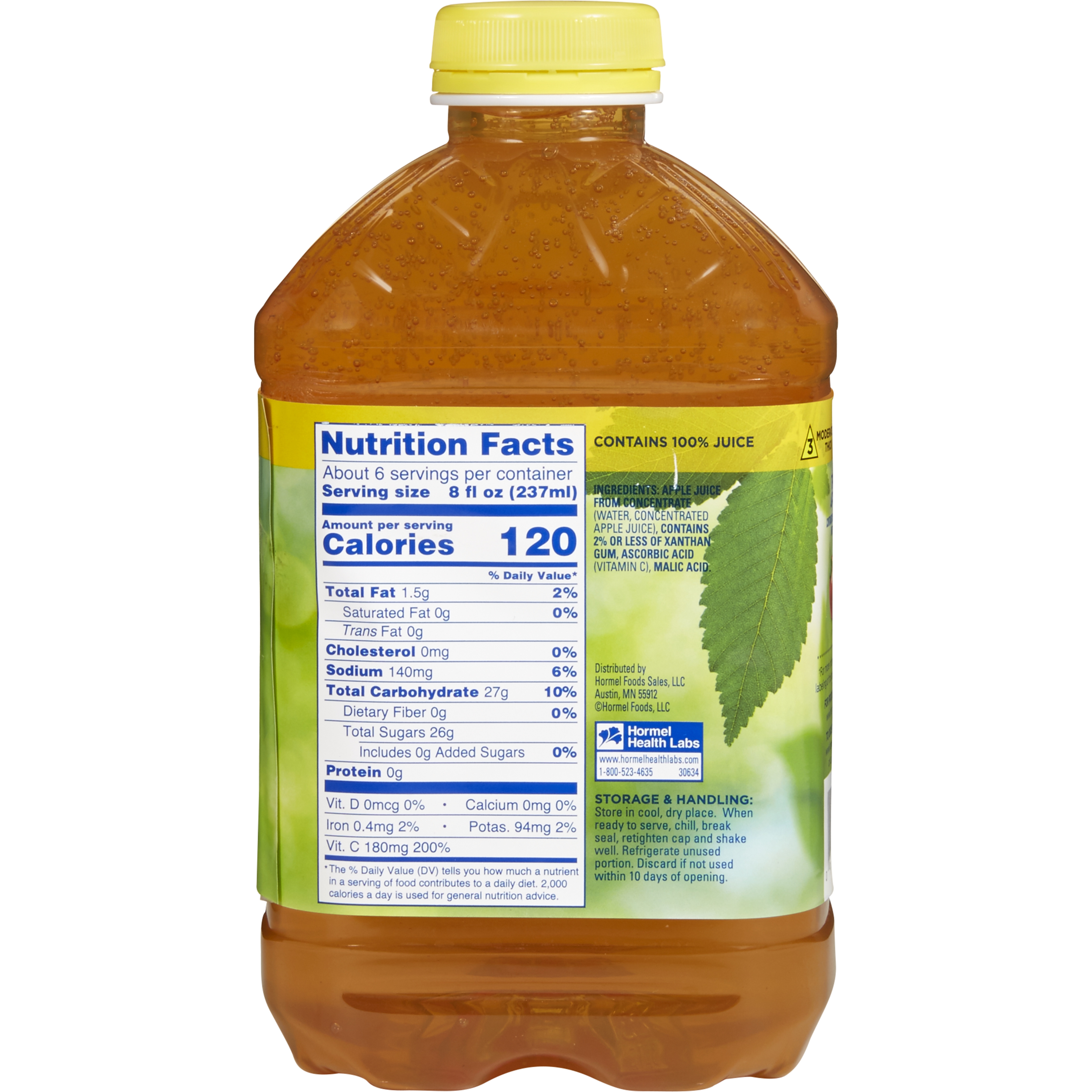 Lyons Magnus LLC 30634 - Thick & Easy® Honey Consistency Apple Thickened Beverage, 46-ounce bottle - 1/Each, 6/Case