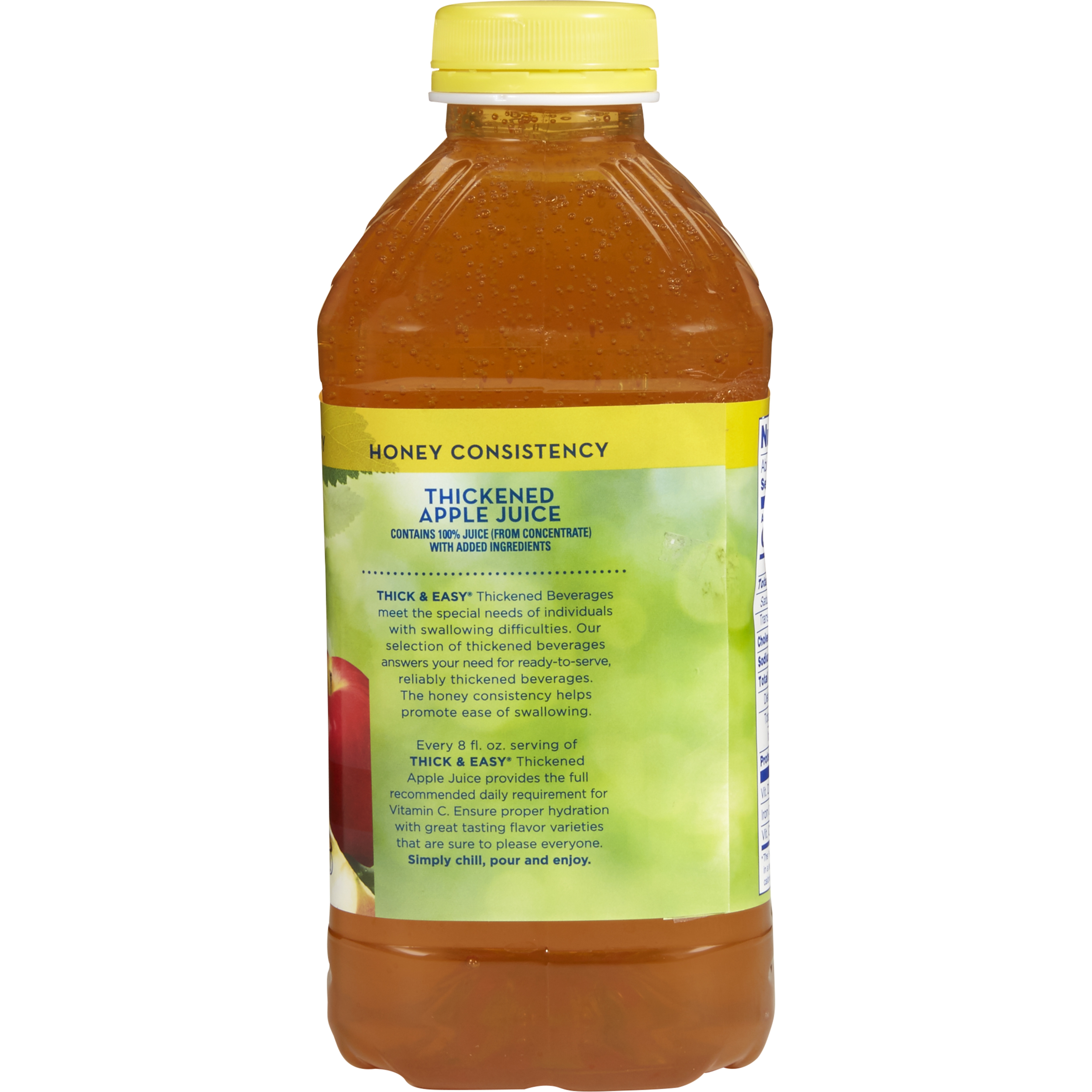 Lyons Magnus LLC 30634 - Thick & Easy® Honey Consistency Apple Thickened Beverage, 46-ounce bottle - 1/Each, 6/Case