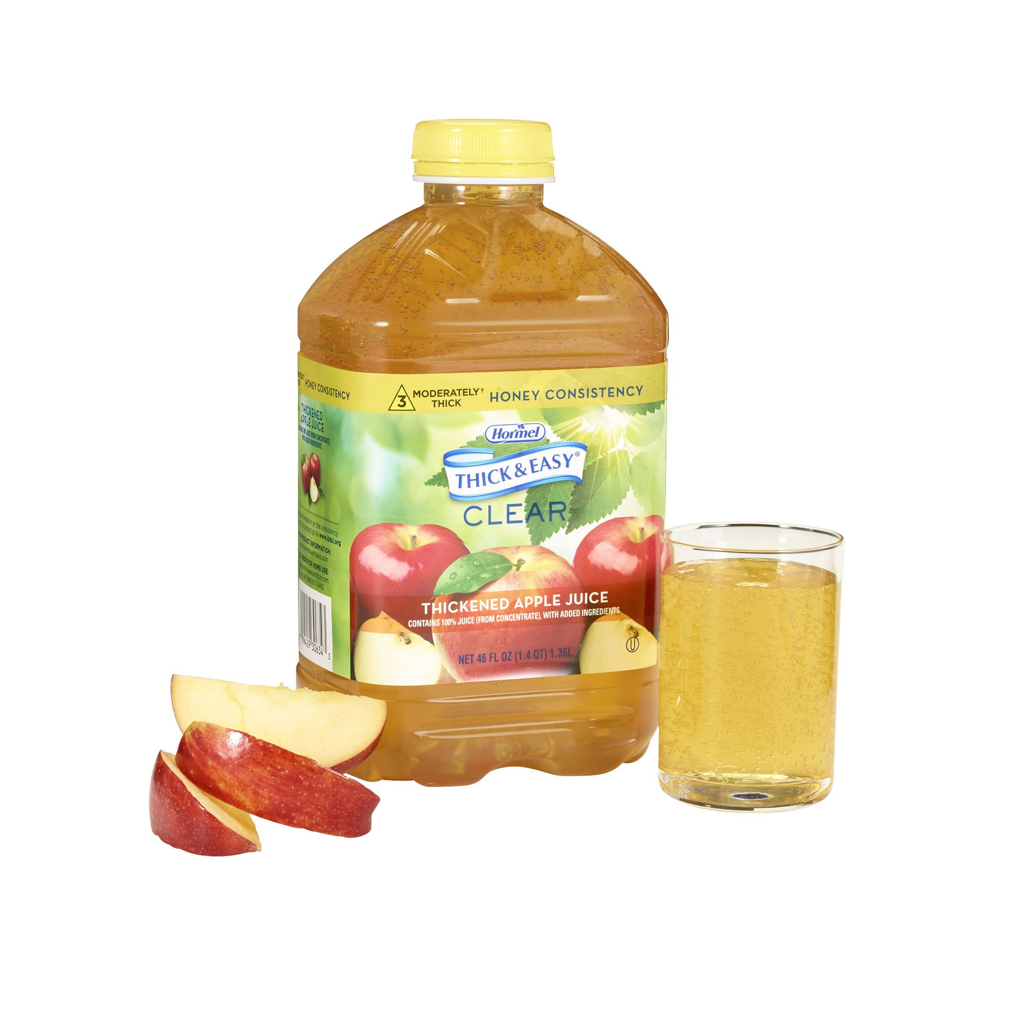 Lyons Magnus LLC 30634 - Thick & Easy® Honey Consistency Apple Thickened Beverage, 46-ounce bottle - 1/Each, 6/Case
