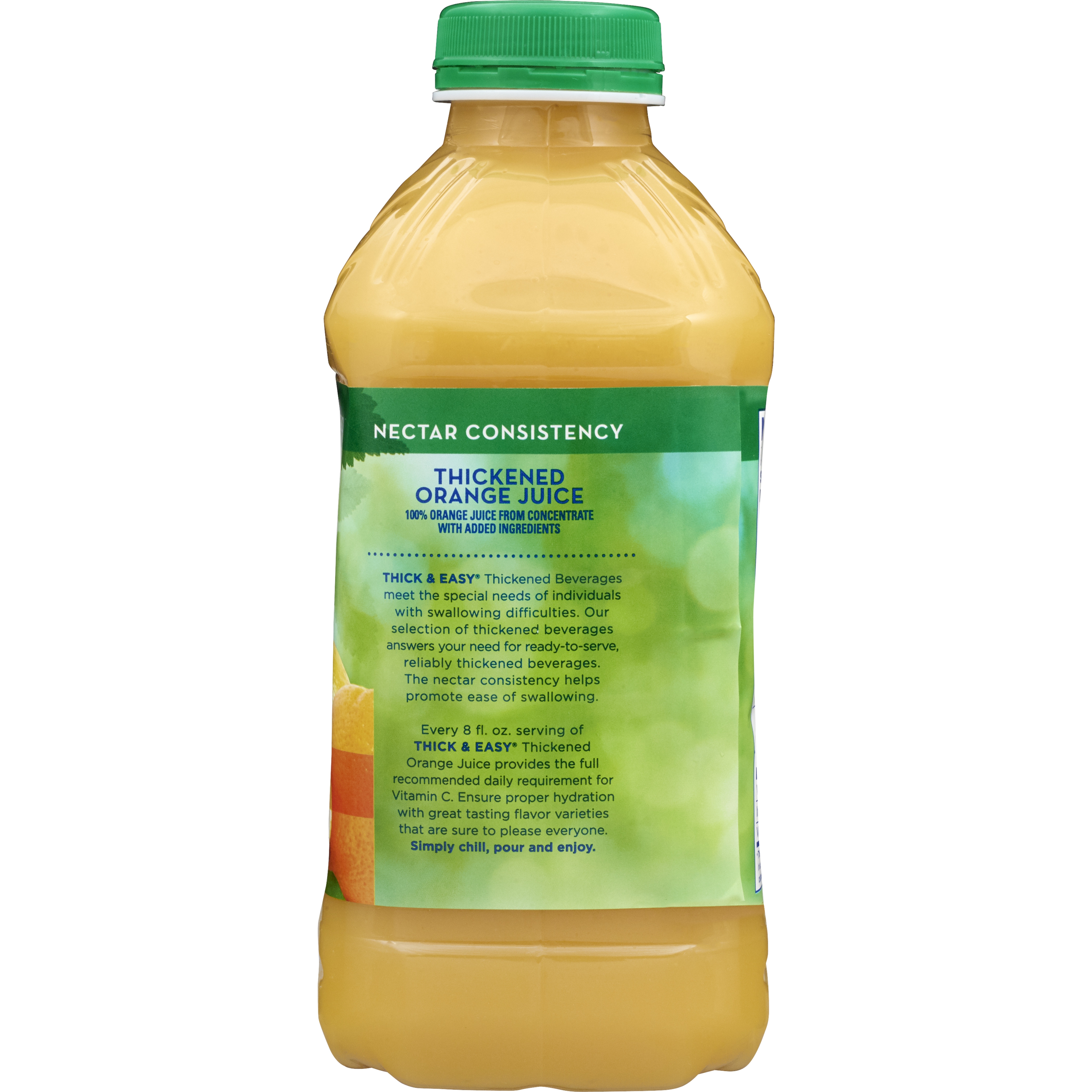 Lyons Magnus LLC - 42161 Thick & Easy® Clear Nectar Consistency Orange Juice Thickened Beverage