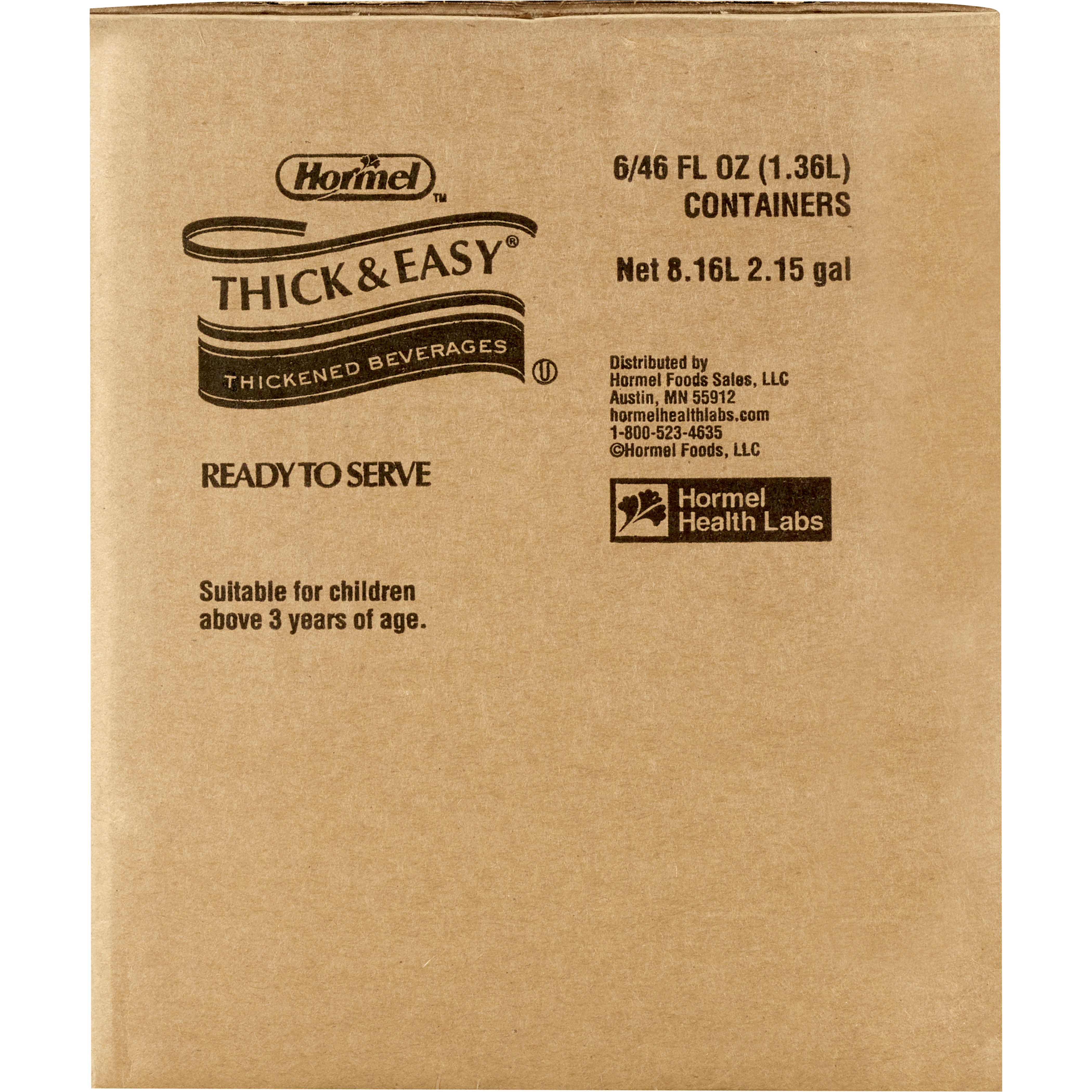 Lyons Magnus LLC 40123 - Thick & Easy® Clear Honey Consistency Orange Juice Thickened Beverage - 1/Each, 6/Case