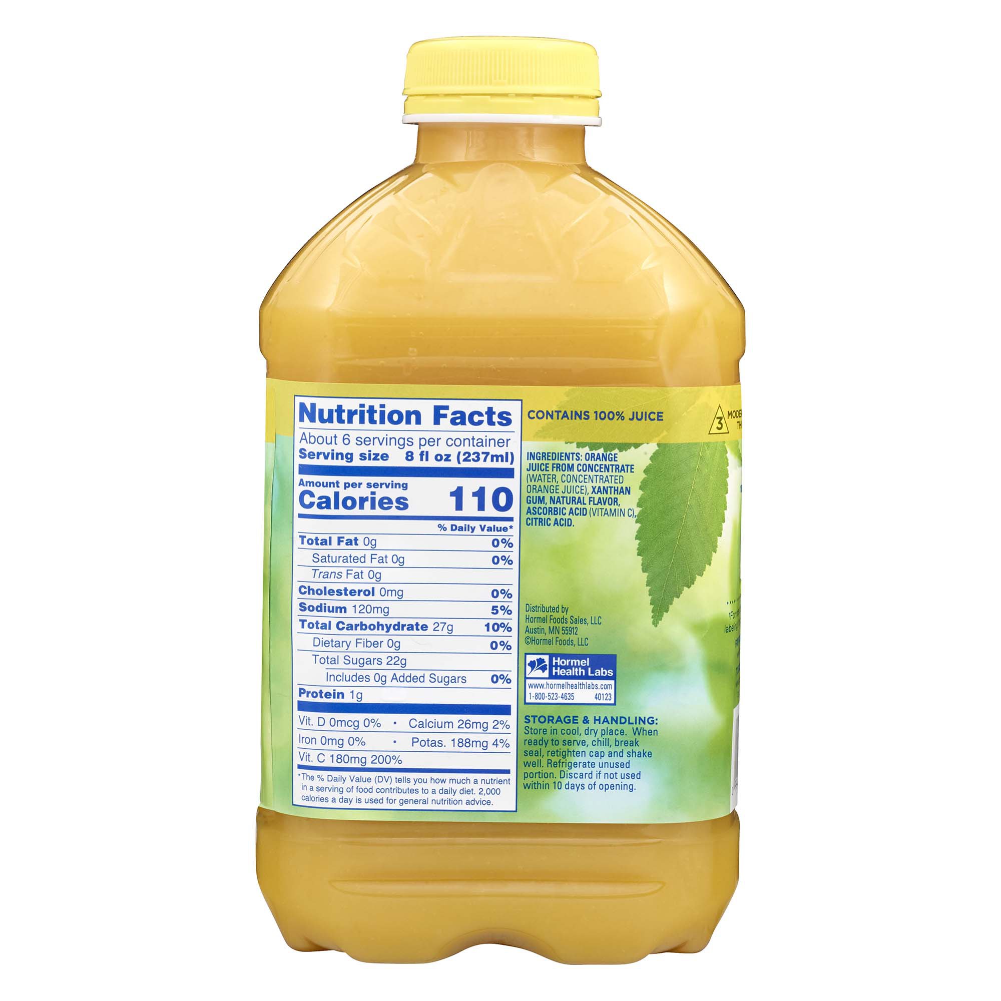Lyons Magnus LLC - 40123 Thick & Easy® Clear Honey Consistency Orange Juice Thickened Beverage