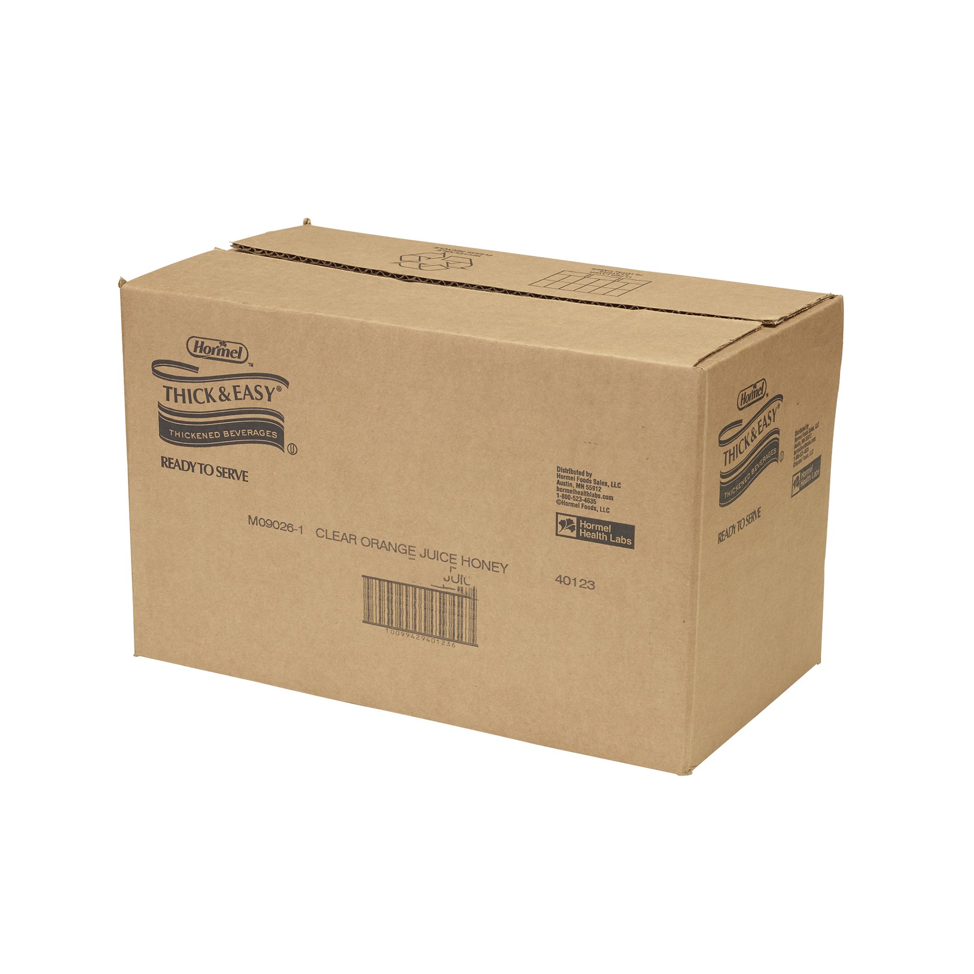 Lyons Magnus LLC 40123 - Thick & Easy® Clear Honey Consistency Orange Juice Thickened Beverage - 1/Each, 6/Case
