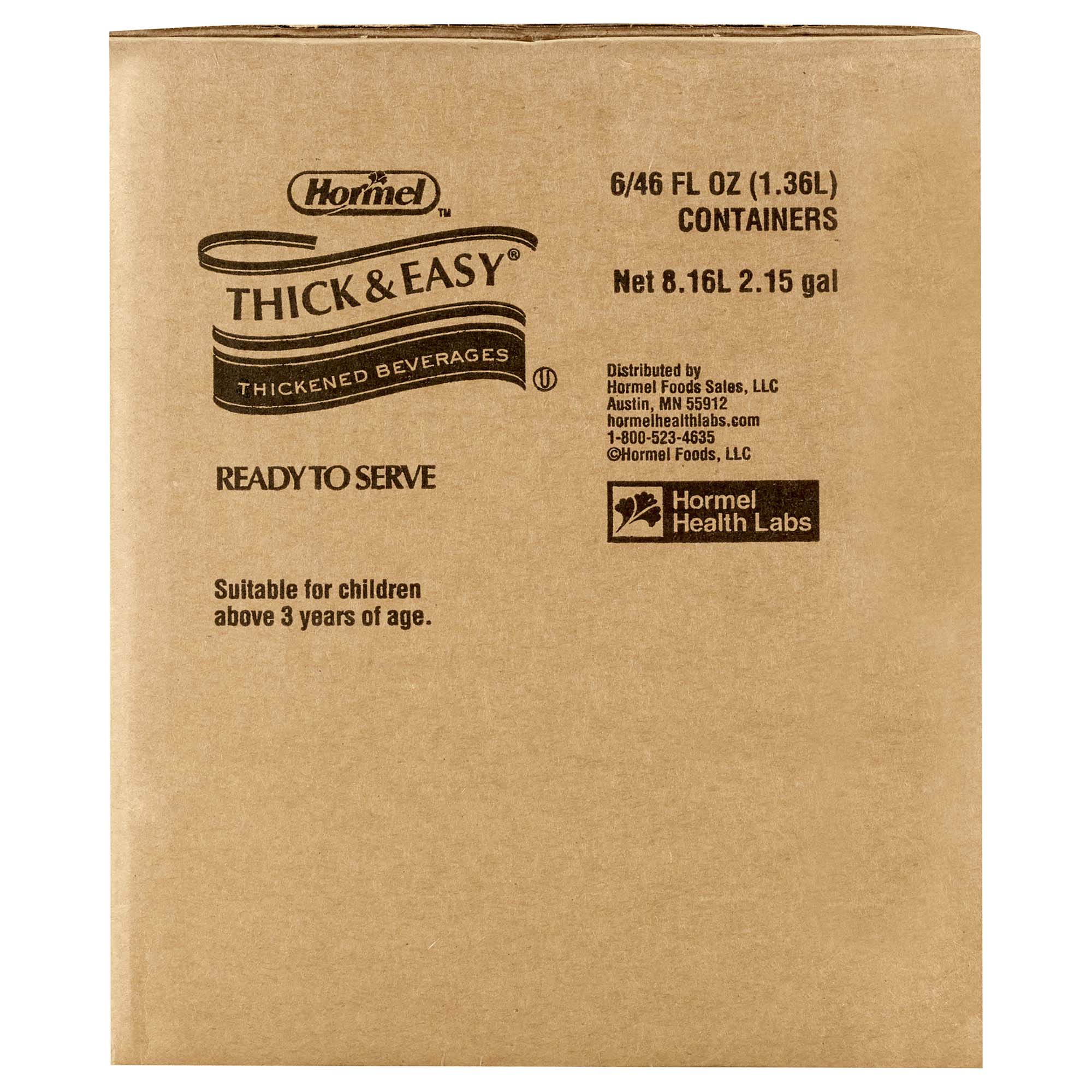 Lyons Magnus LLC 40123 - Thick & Easy® Clear Honey Consistency Orange Juice Thickened Beverage - 1/Each, 6/Case