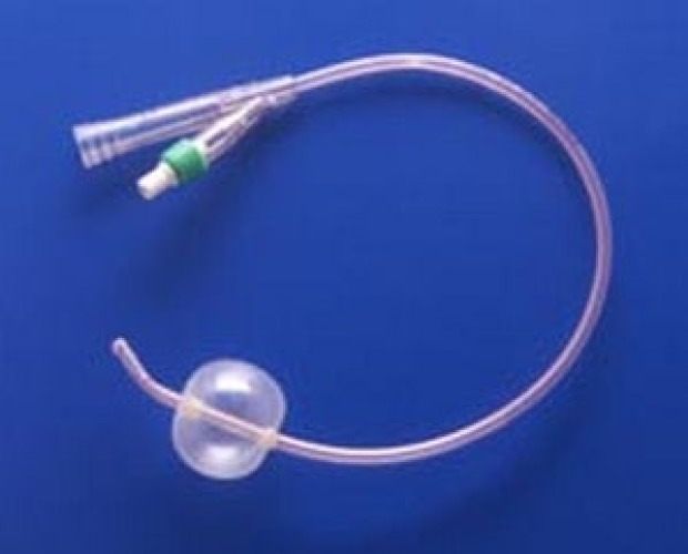 Teleflex LLC - 662430-000240 Foley Catheter Soft Simplastic® 2-Way Coude Tip 30 cc Balloon 24 Fr. PVC