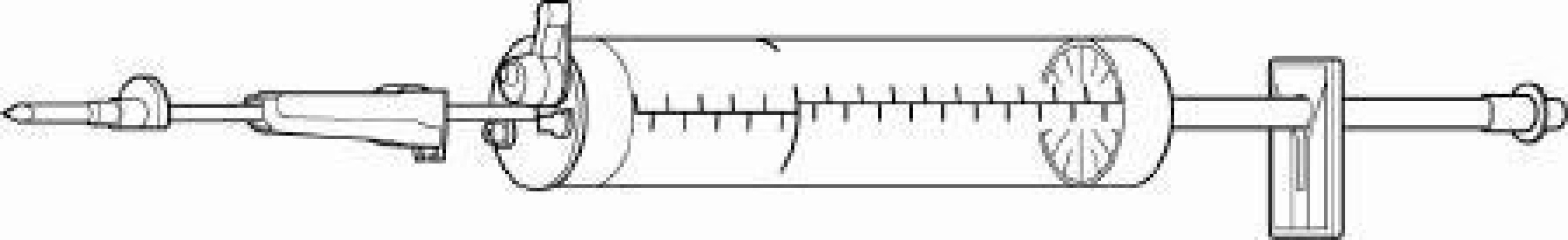 Baxter - 2H7565 Burette IV Administration Set Buretrol® Gravity 1 Port Without Filter 17 Inch Tubing Solution