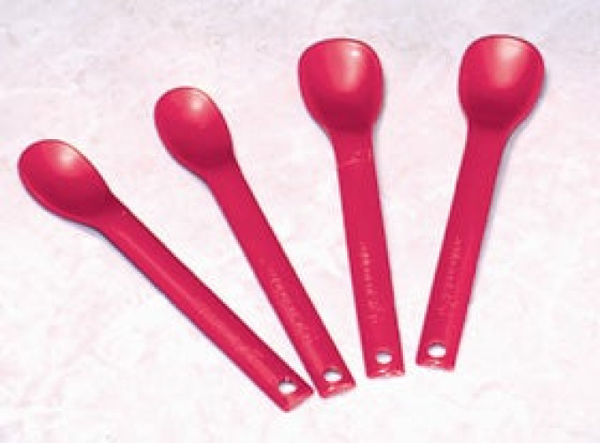 Alimed - 2970010501 Spoon Large Maroon Plastic