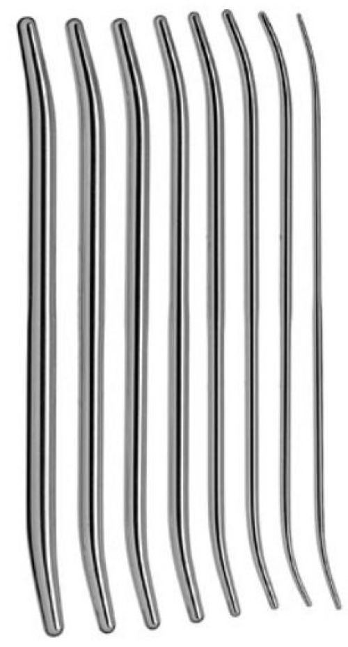 V. Mueller - GL1450007 Uterine Dilator V. Mueller® 37 Fr. / 39 Fr. Pratt 11-3/8 Inch Length Stainless Steel NonSterile