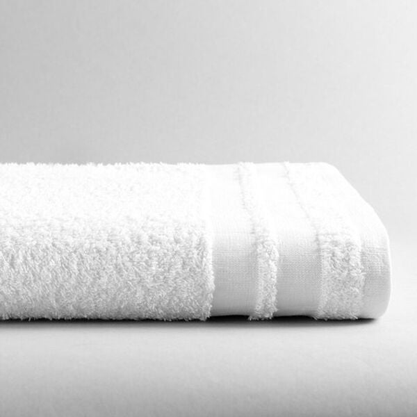 Standard Textile - 40165400 Bath Towel 24 X 48 Inch Cotton 85% / Polyester 15% White Reusable