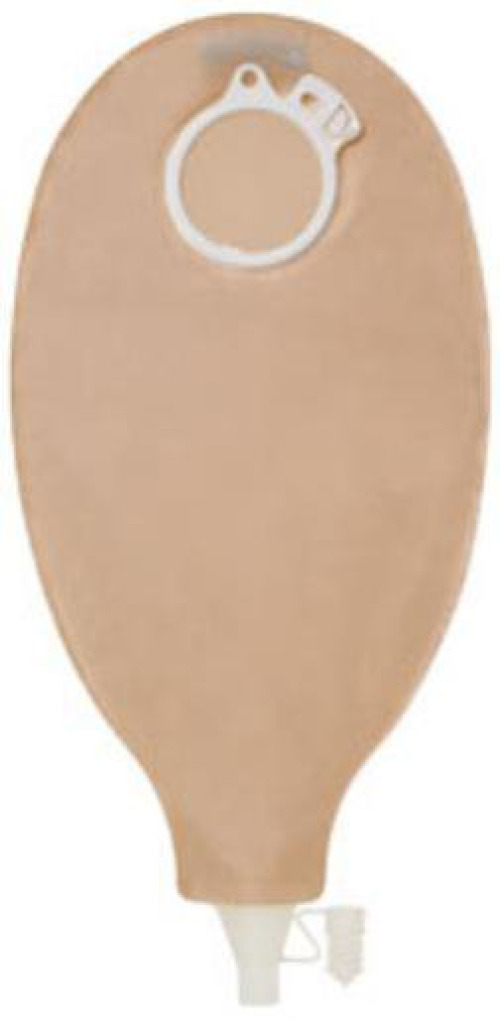 Coloplast 19041 - SenSura® Click Magnum High Output 2-Piece Opaque Ostomy Pouch, Red Match - 10/Box