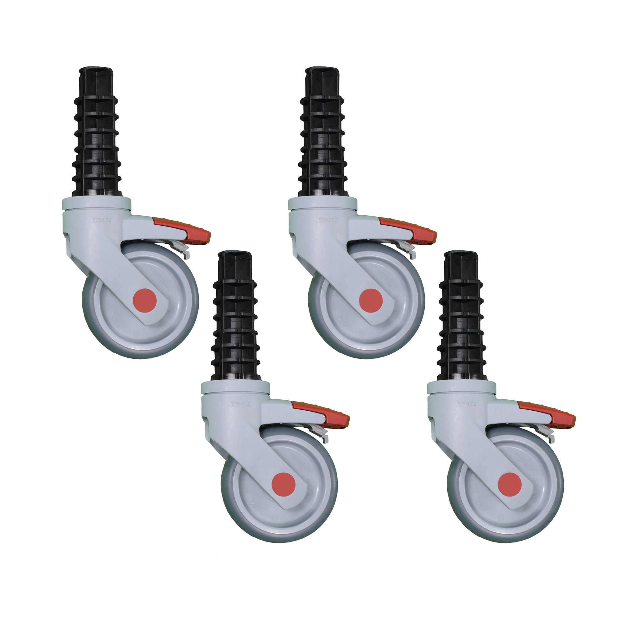 IPU - SS LPCSET 4 Caster For Shower Chair