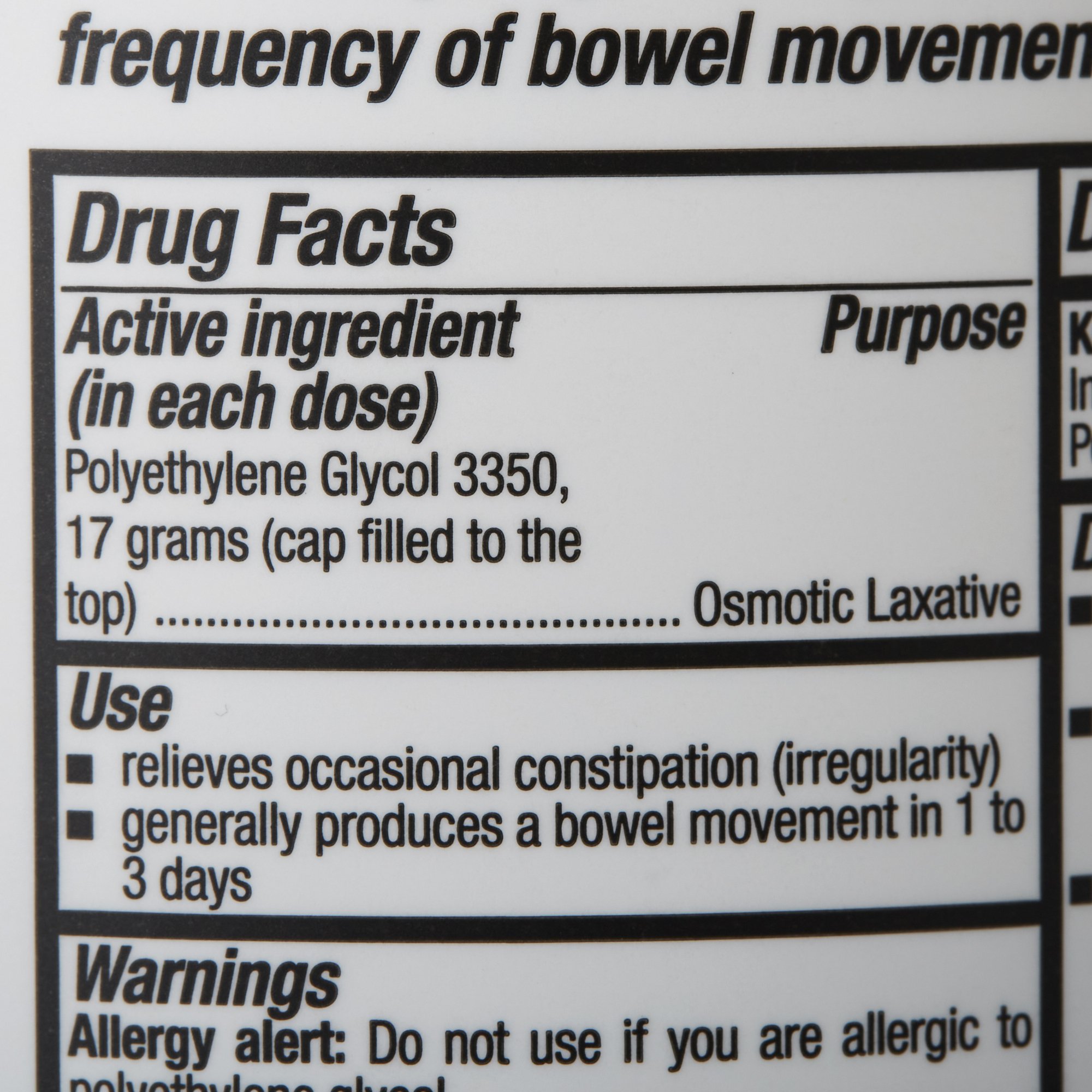 Geri-Care - 489-30-GCP Geri-Care® Polyethylene Glycol 3350 Laxative