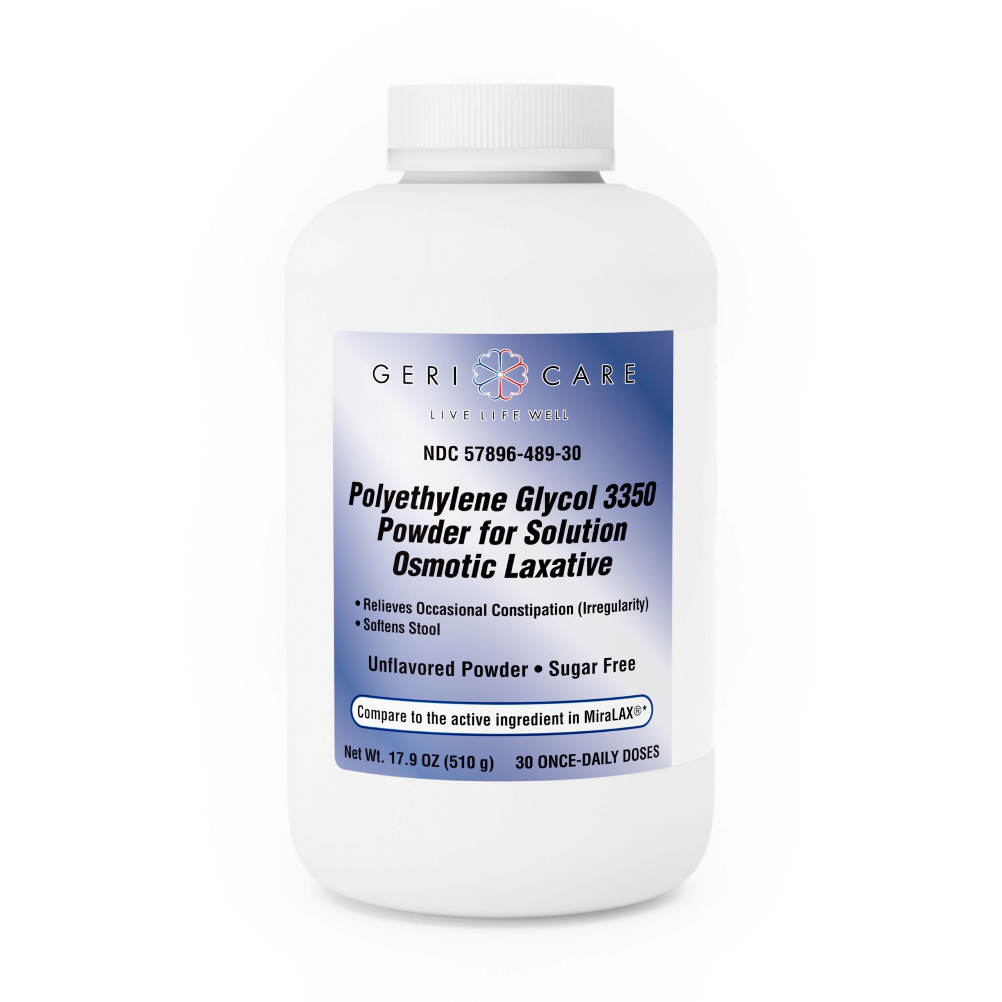 Geri-Care - 489-30-GCP Geri-Care® Polyethylene Glycol 3350 Laxative