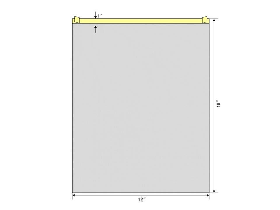 Welmed - 1501-1000 General Purpose Drape ClearView 12 W X 18 L Inch Sterile