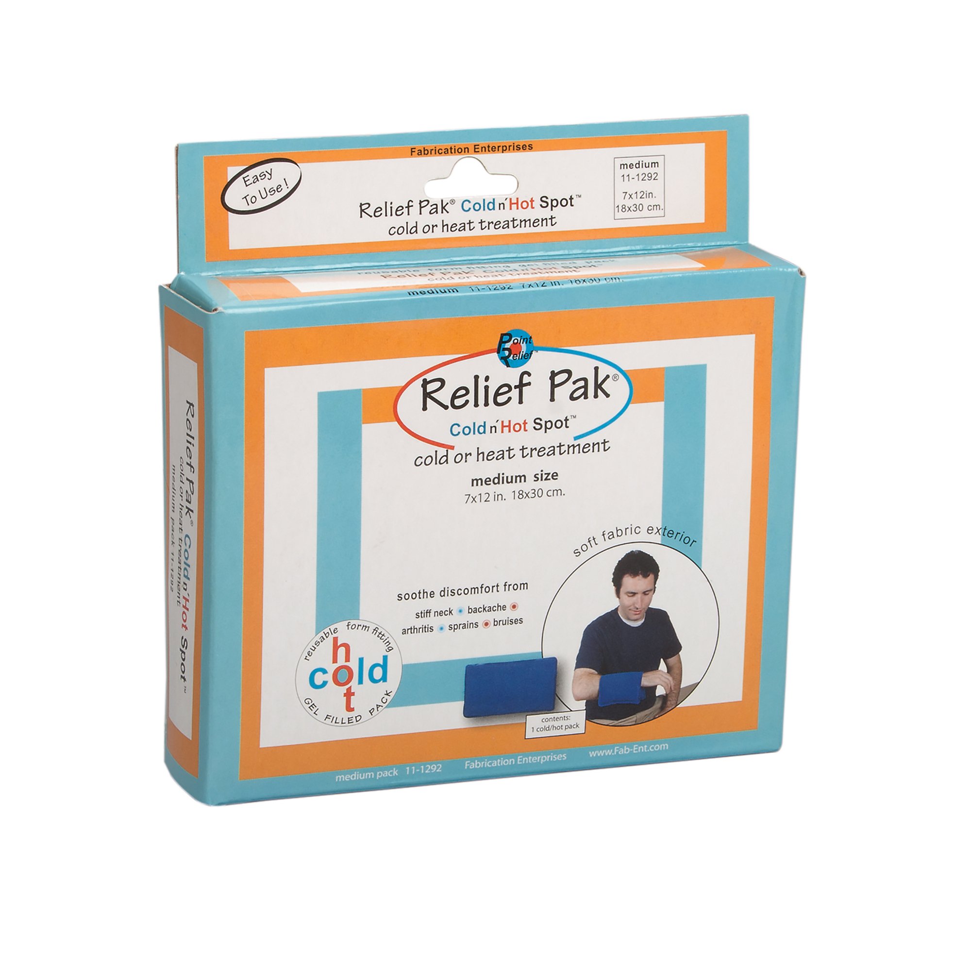 Relief Pak Cold n’ Hot Sensaflex Compress Hot / Cold Pack 11-1292 by Fabrication Enterprises