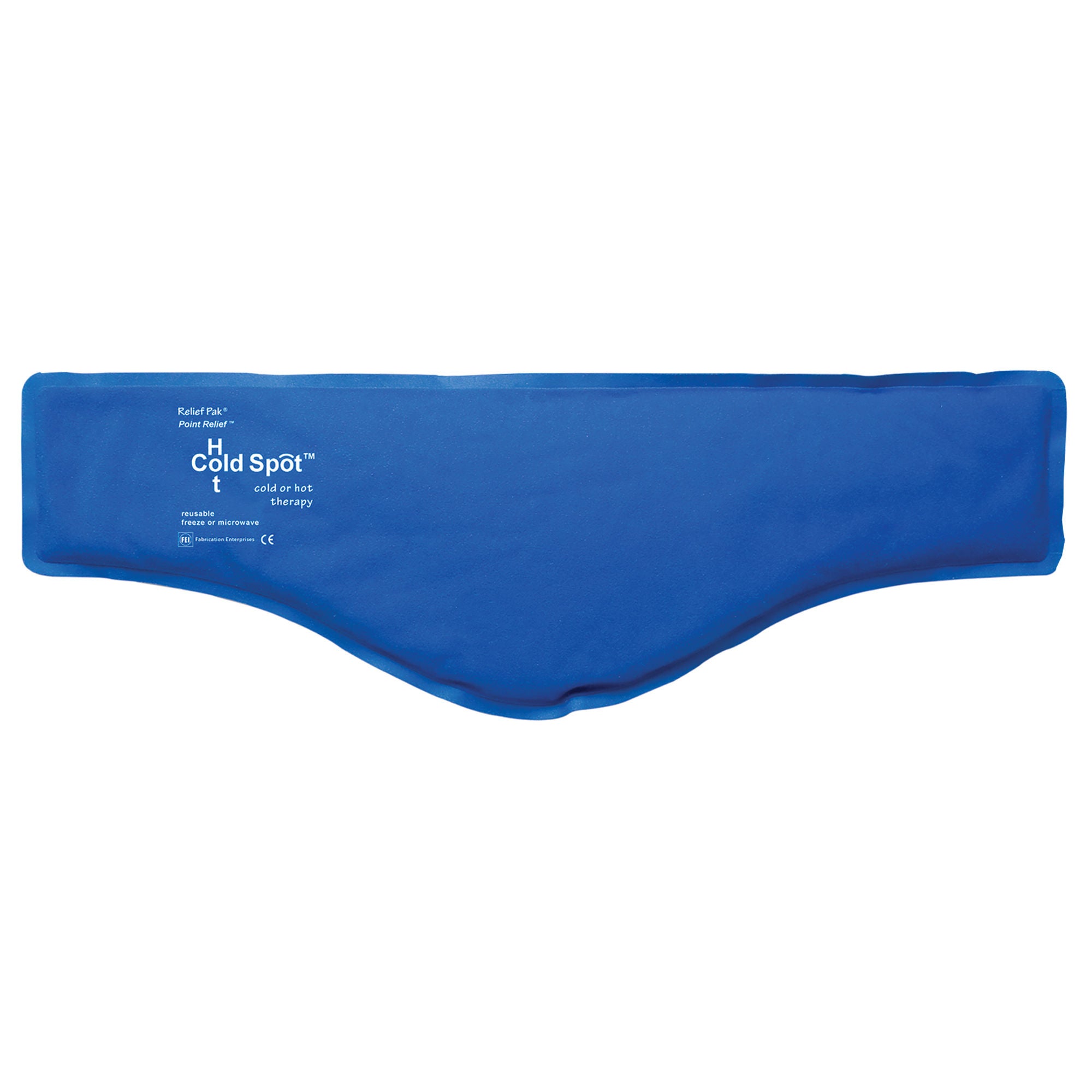 Fabrication Enterprises - 11-1294 Hot / Cold Pack Relief Pak® Cold n’ Hot® Sensaflex® Compress Neck 7 X 22 Inch Fabric / Gel Reusable