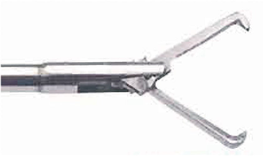 BR Surgical - BR980-7021-005 Grasping Forceps BR Surgical 23-5/8 Inch Length OR / Surgical Grade German Stainless Steel NonSterile Finger Ring Handle Straight