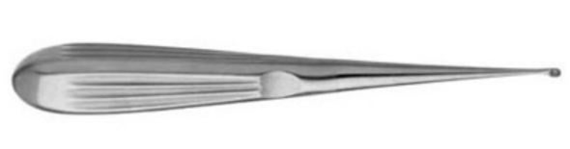 V. Mueller - AU6603 Mastoid Curette V. Mueller® Spratt 6-1/2 Inch Length Hollow Handle with Grooves Size 1 Tip Oval Cup Tip
