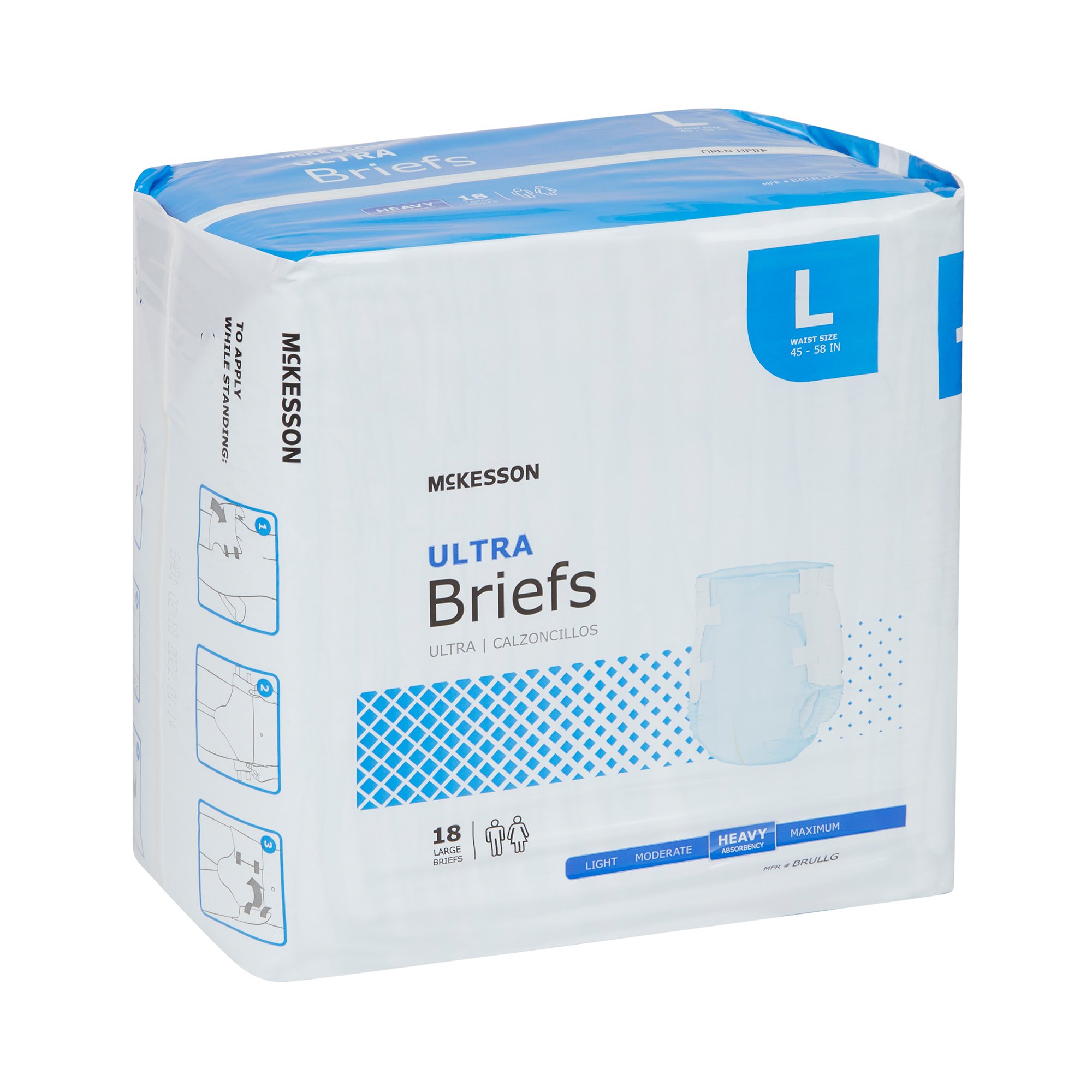 McKesson Ultra Brief Incontinence Brief by McKesson Brand